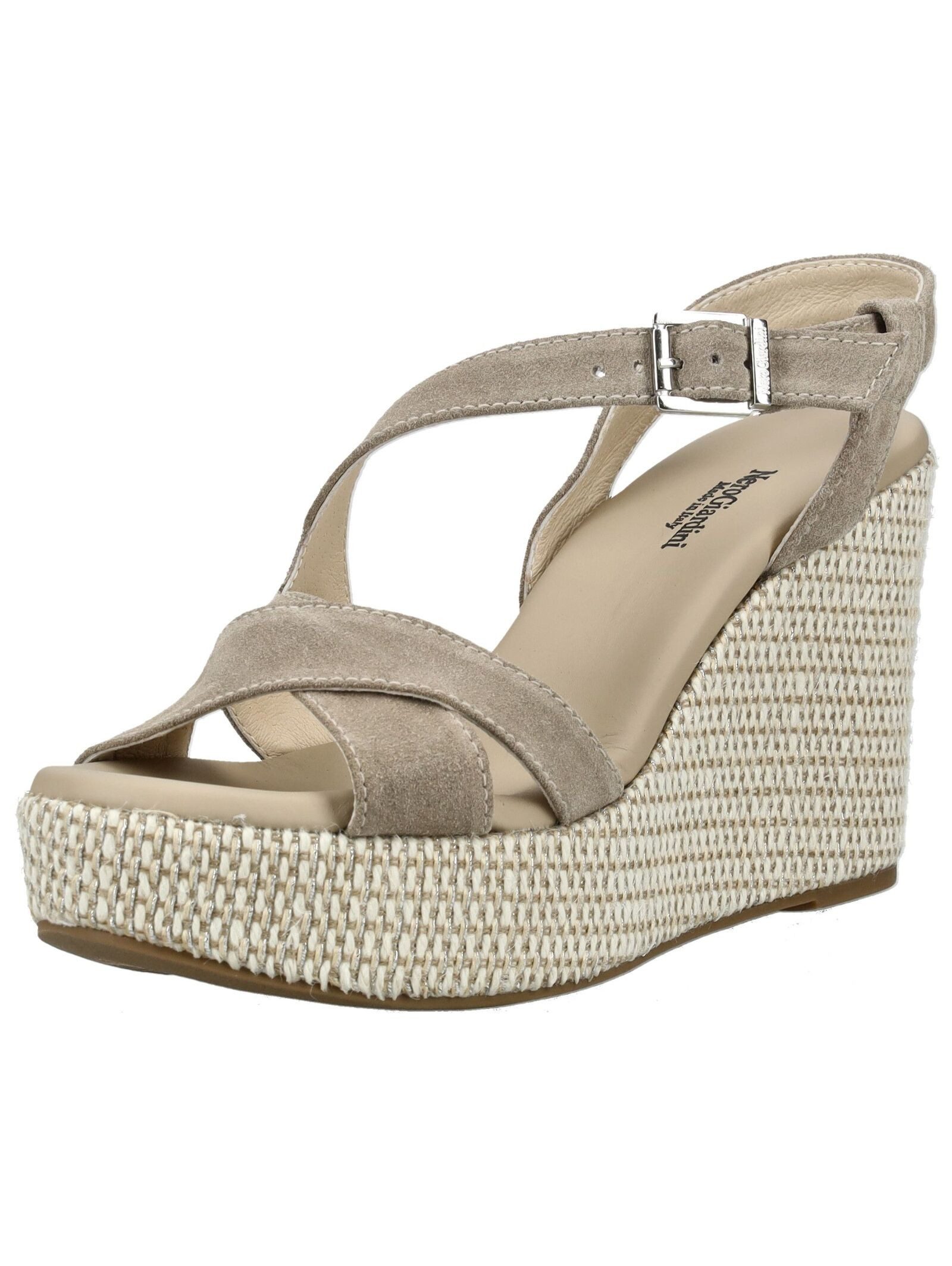 Nero Giardini Nero Giardini Sandalen Veloursleder Keilsandalette günstig online kaufen