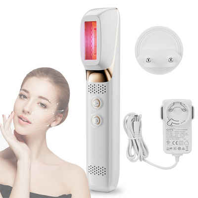 LETGOSPT Gesichtsmassagegerät IPL-Haarentferner LED Anti-Falten Schönheitsmassagegerät für Gesicht, Packung, 1 x Gesichtsmassagegerät,1 x Gebrauchsanweisung,>1 x EU Stecker, Hautstraffung Massagegerät zu Hause für Hautstraffung und Lifting