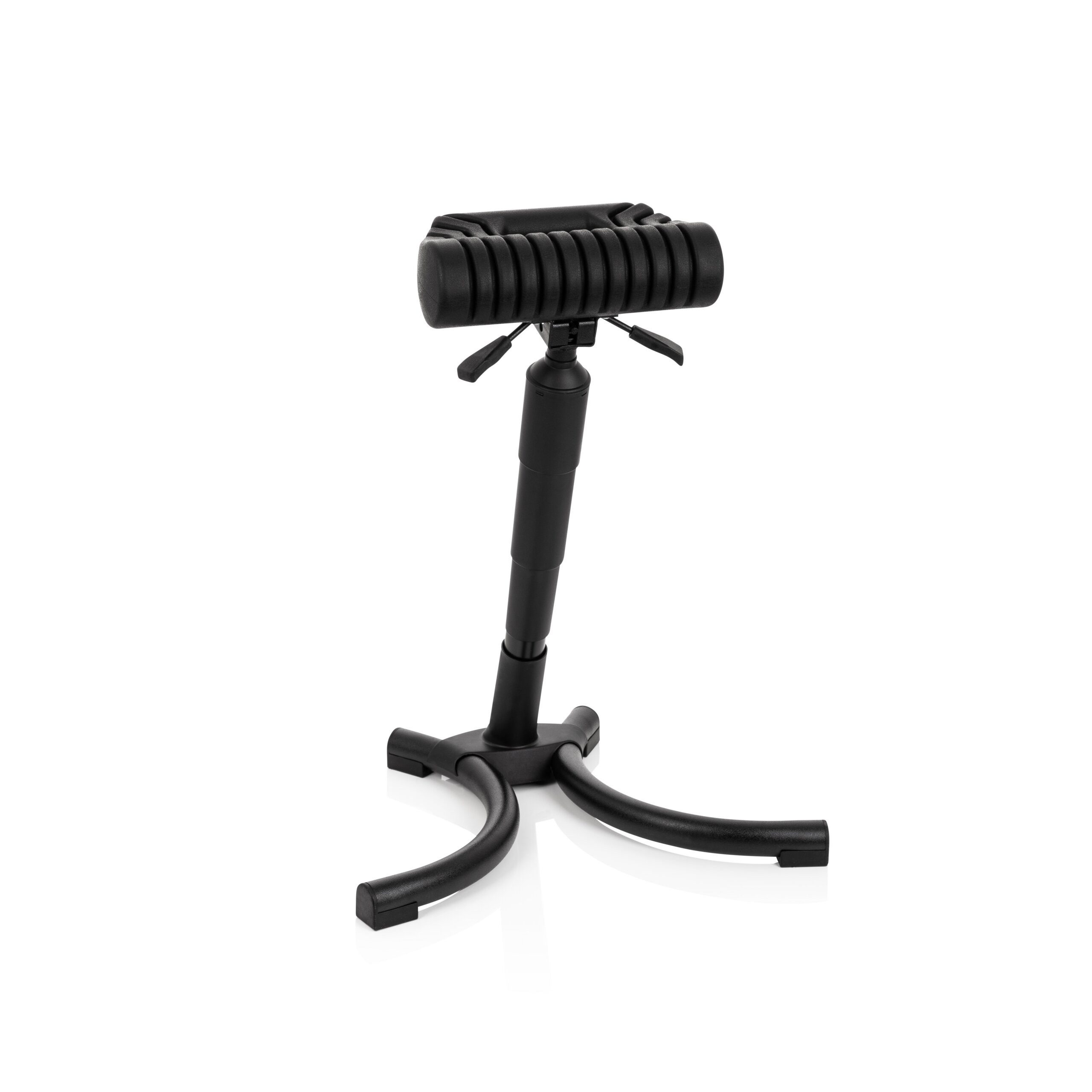 hjh OFFICE Stehhilfe TOP WORK 33 Arbeitshocker Hartschaum Höhe, Ergonomischer Stehsitz, höhenverstellbar, Rutschhemmende Sitzfläche