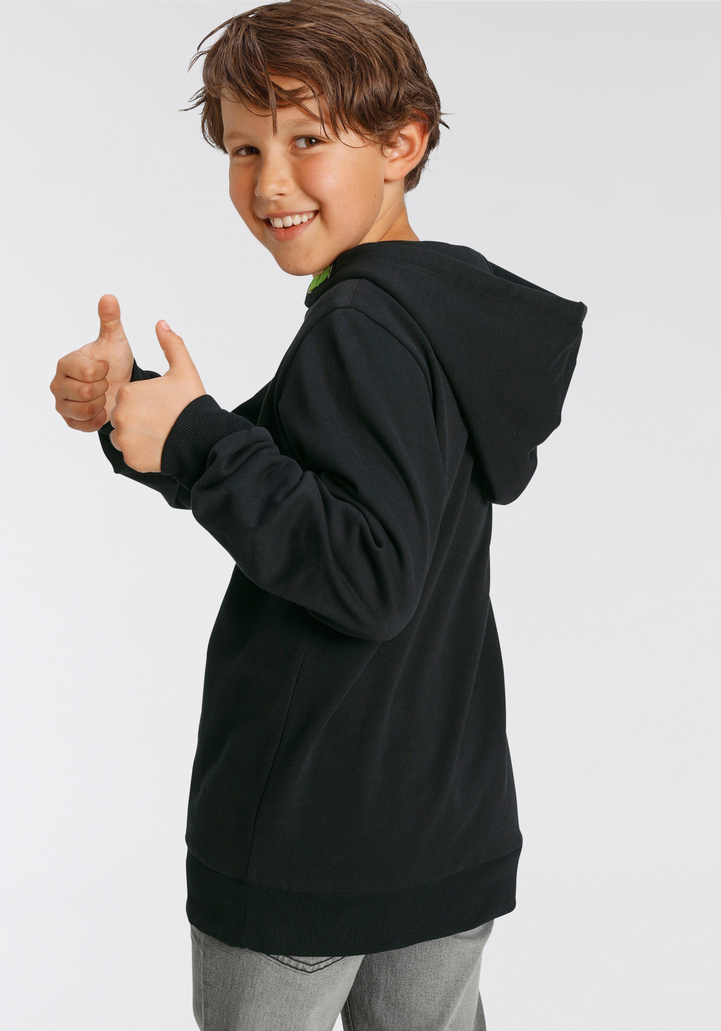 KIDSWORLD Kapuzensweatshirt CAN´T GET ENOUGH - Spruch bedrucktes Design, aus Baumwolle – Bild 3 von 5
