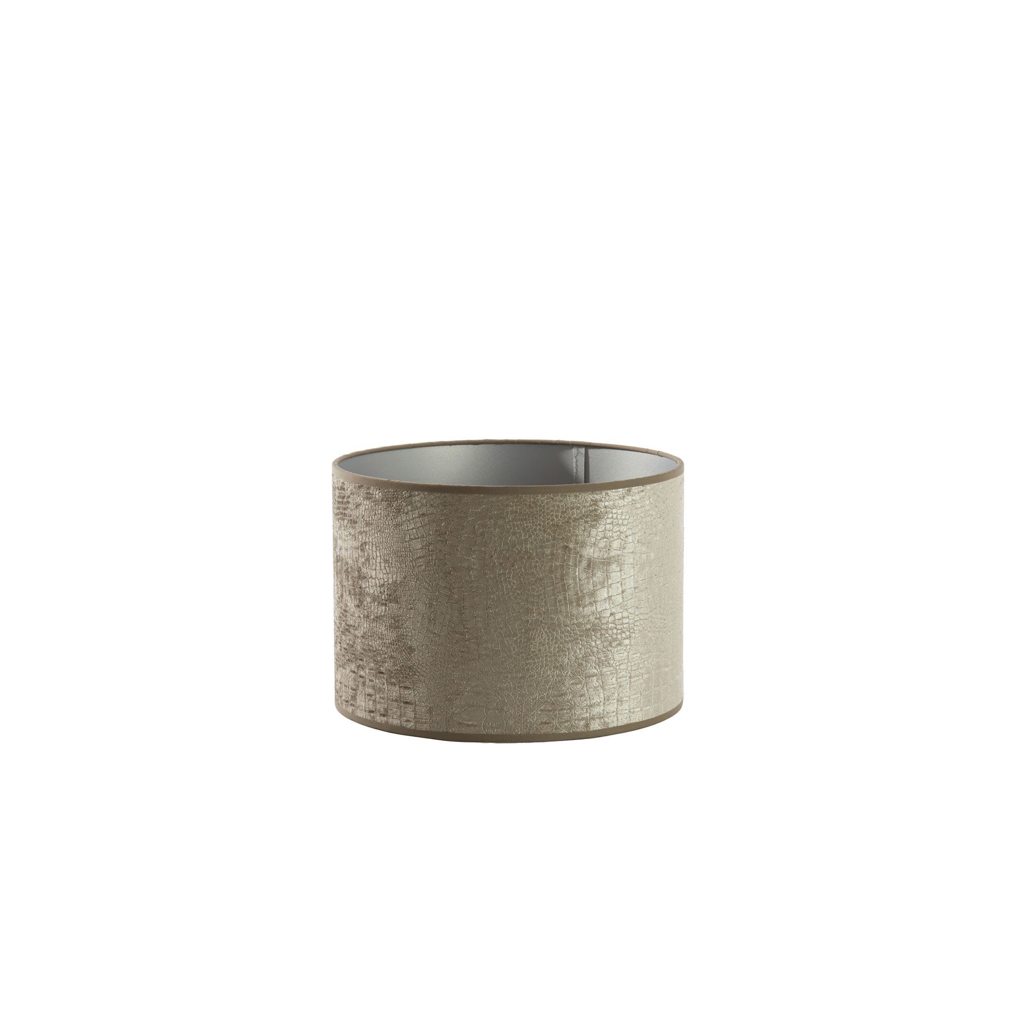 Light Living Zylinder Silber Lampenschirm - Lampenschirm Chelsea & - Ø30x21cm