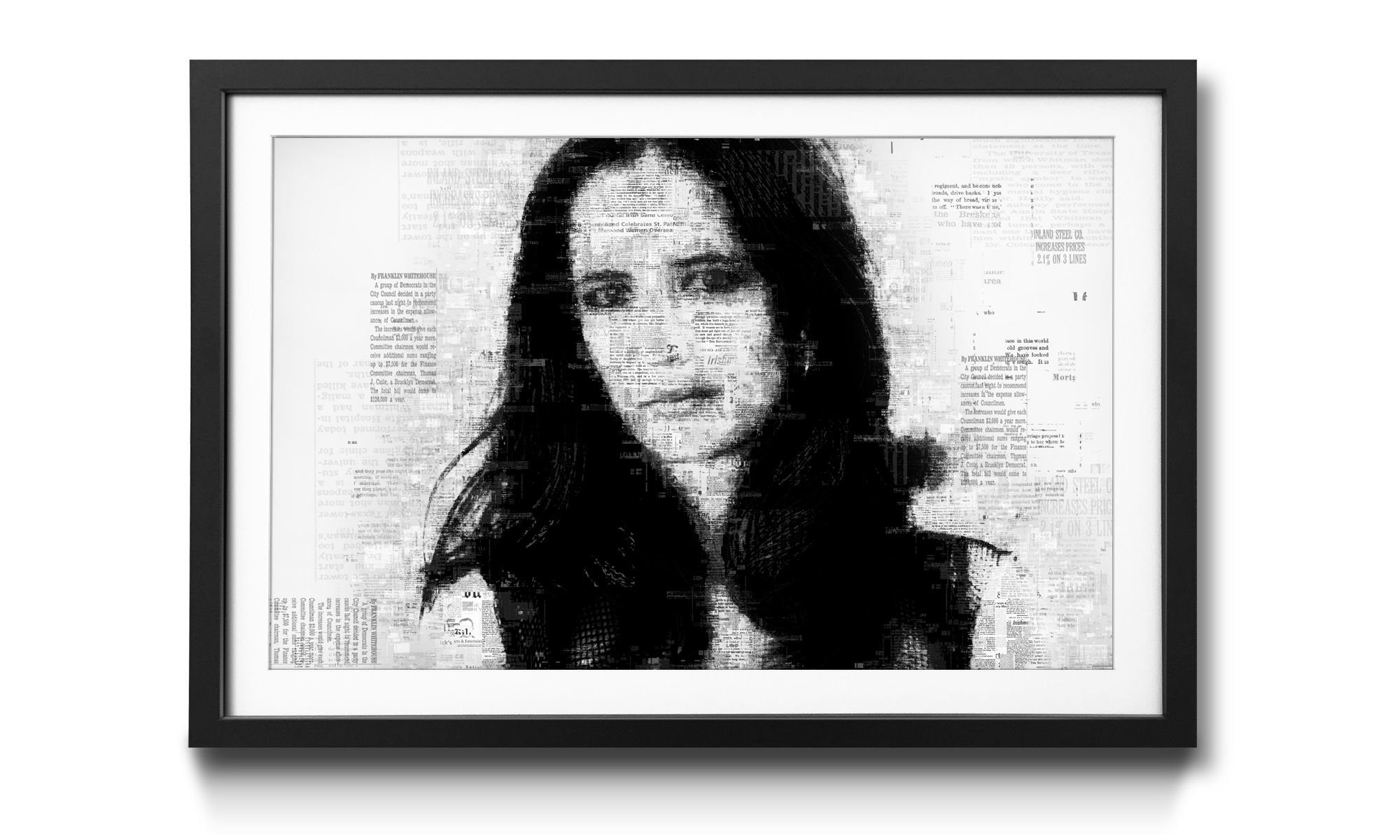 WandbilderXXL Bild mit Rahmen Eva, Schauspieler, Wandbild, in 4 Größen erhältlich