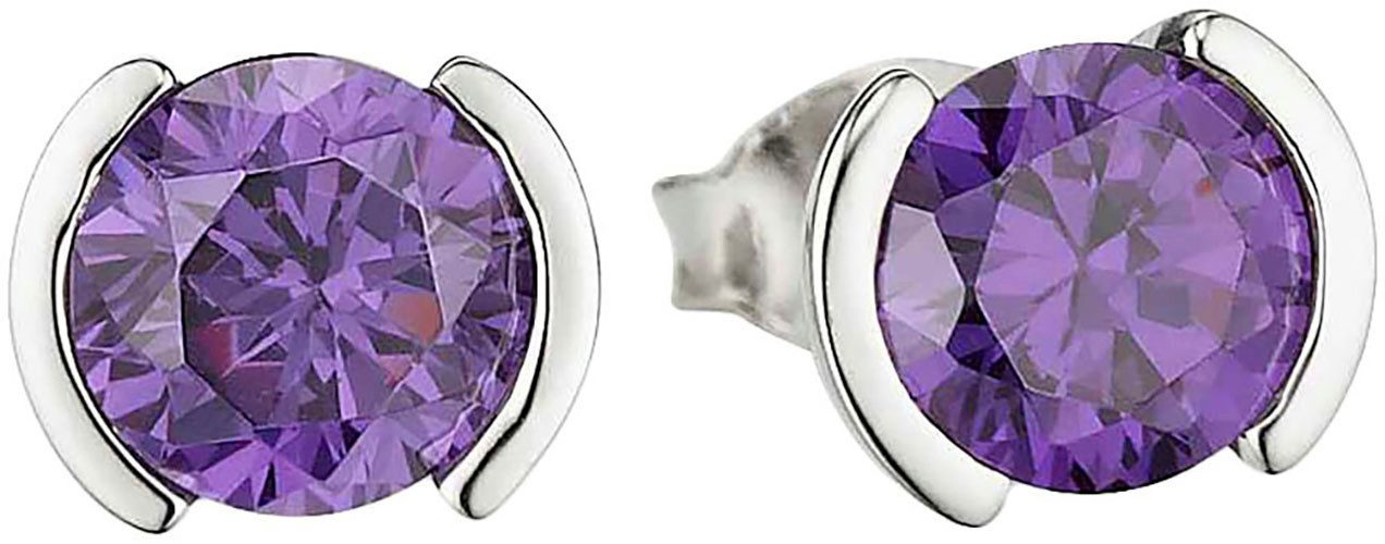 HECHTER PARIS Paar Серьги-гвоздики Schmuck Geschenk Silber 925 Ohrschmuck Серьги, mit Zirkonia (synth)