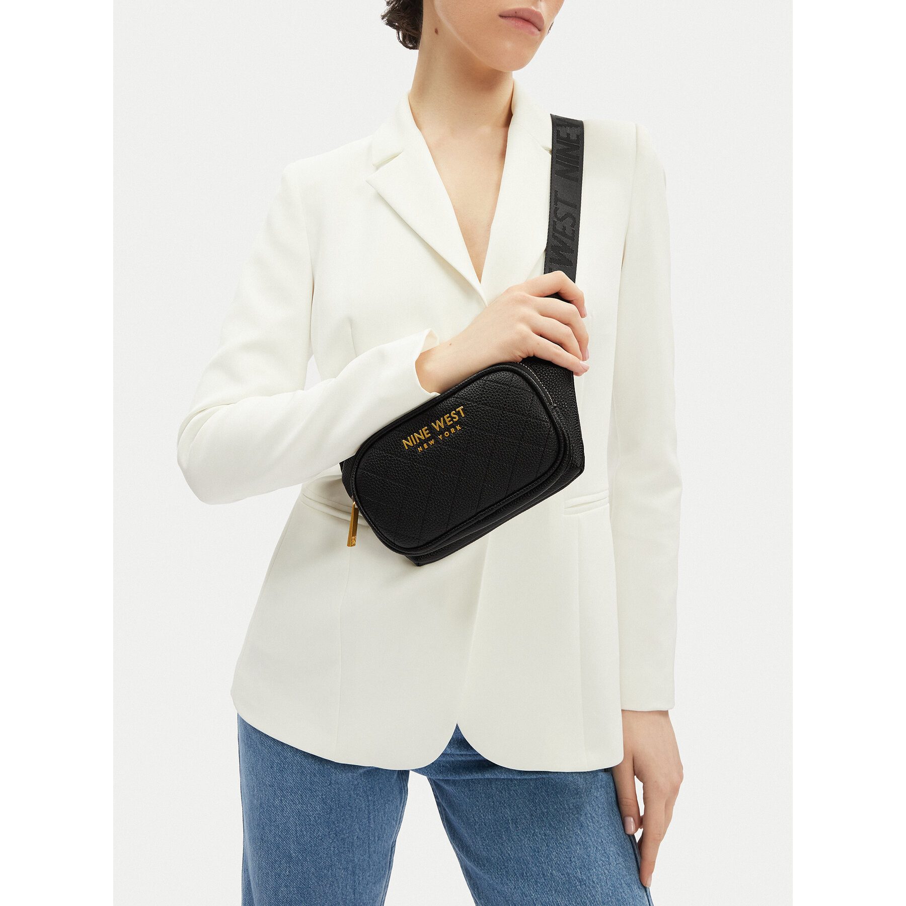Nine West Umhängetasche Nine West Damen Tasche JH6771-NW Schwarz