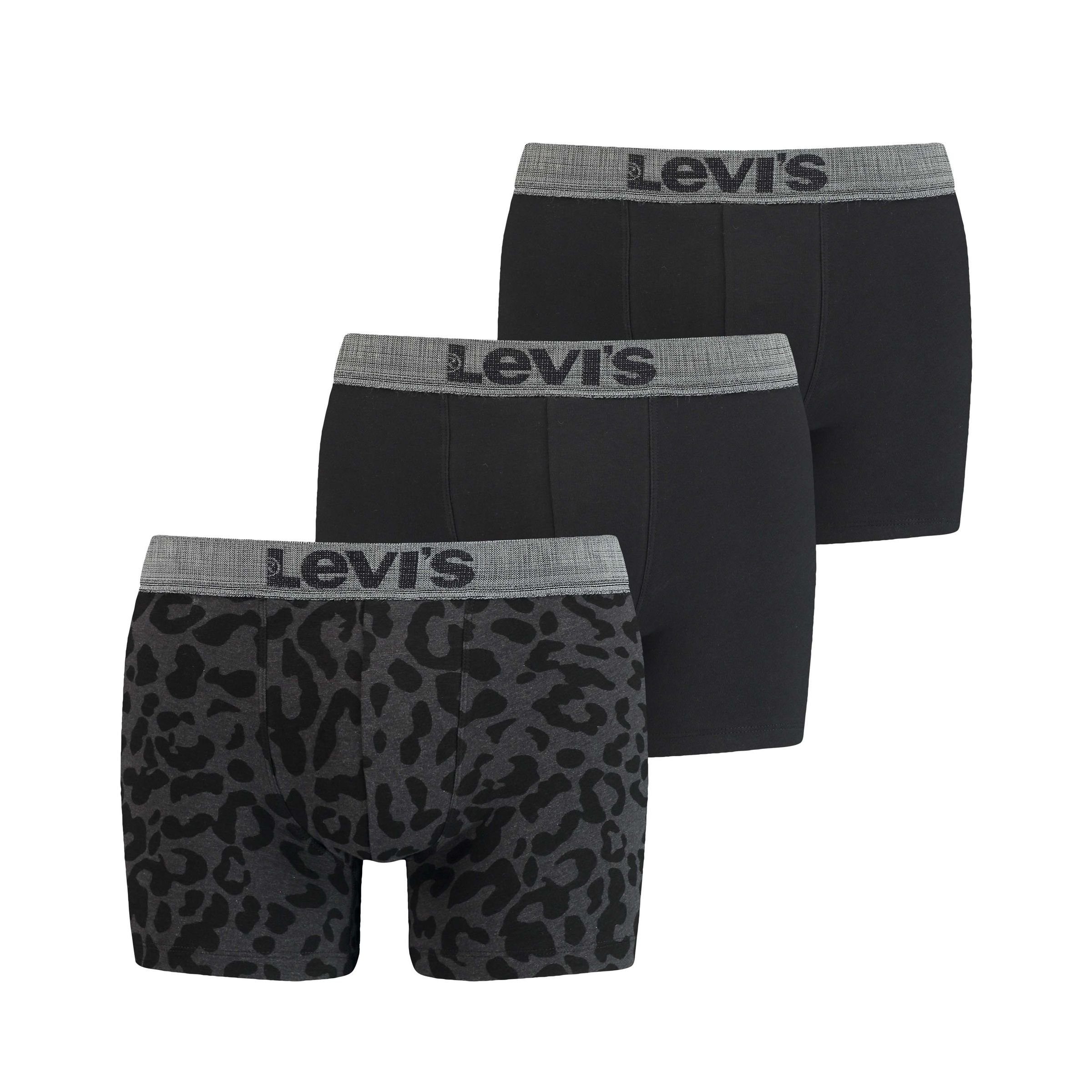 Levi's® Boxershorts LEVIS Men Giftbox Leopard Boxer Brief 3P (3-St)