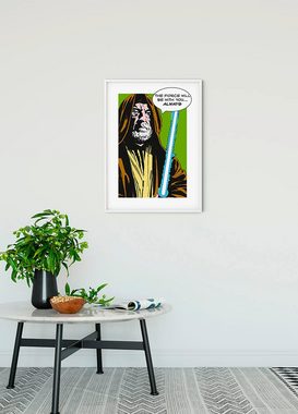 Komar Poster Star Wars Classic Comic Quote Obi Wan, Star Wars (1 St), Kinderzimmer, Schlafzimmer, Wohnzimmer
