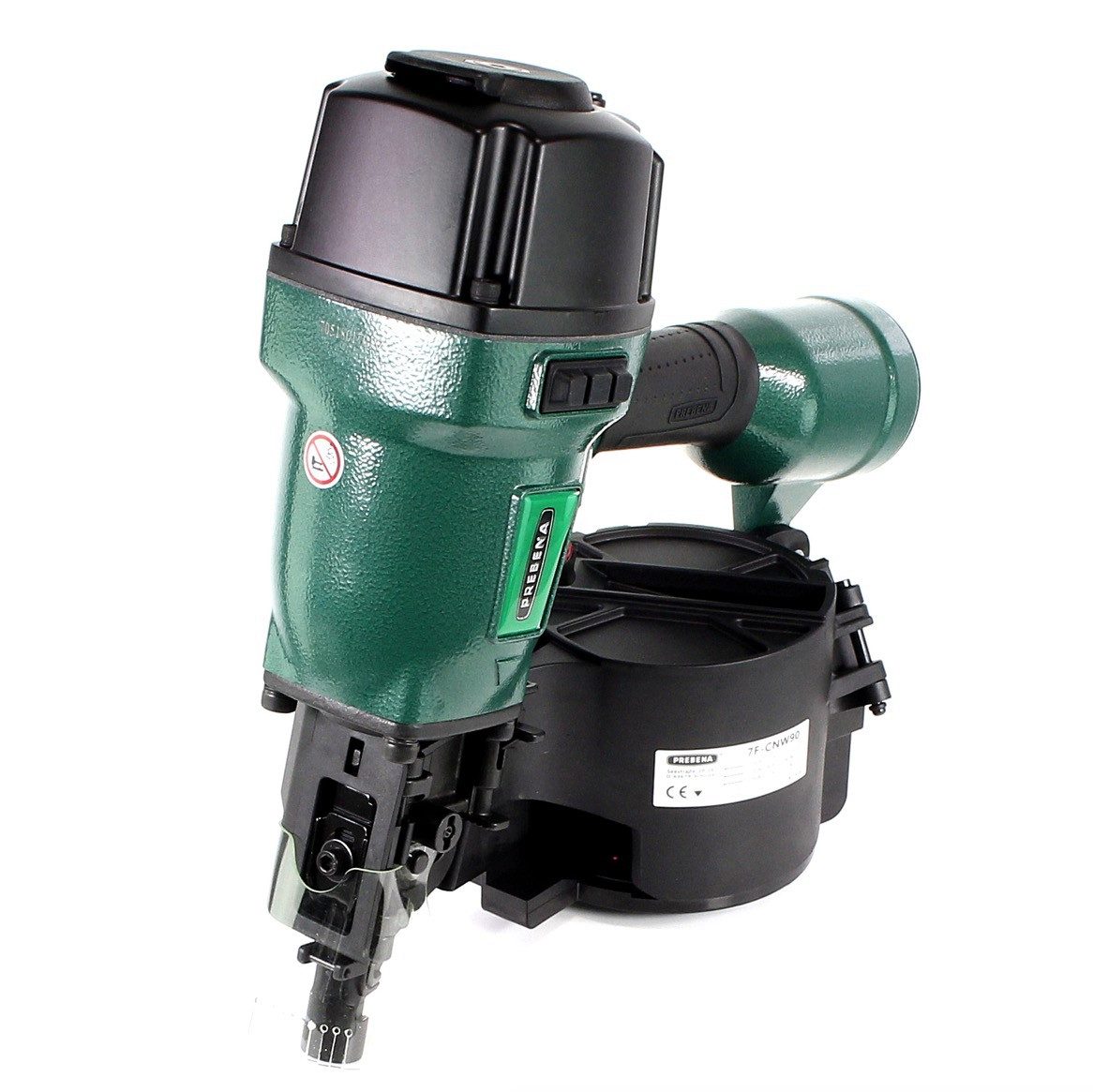 Prebena Druckluft-Nagler 7F-CNW90-S01 Druckluftnagler für Coilnägel Type CNW von 45-90mm