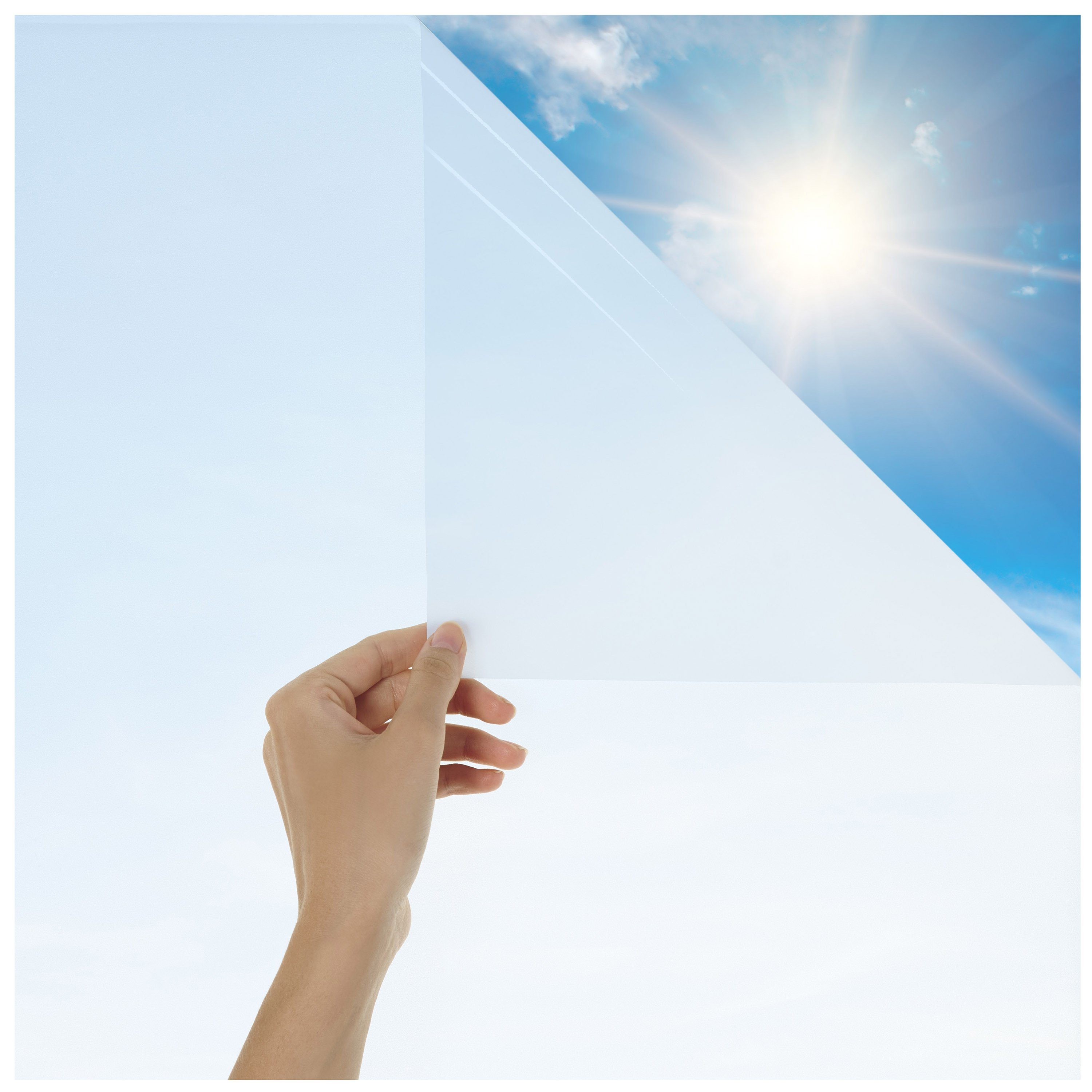 Milchglas-Effekt für Fensterfolie Co. mit UV-Schutz Fensterfolie blickdicht, Duschkabinen Blumtal, zuschneidbar, Blickdicht bei Privatsphäre, Fenstern, und