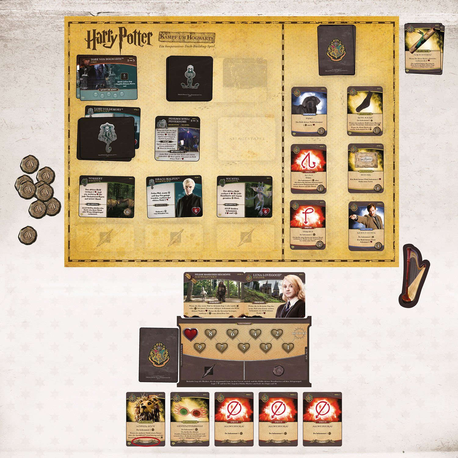 Kosmos Spiel, - Kampf - um Strategiespiel Harry Erweiterung Hogwarts Potter