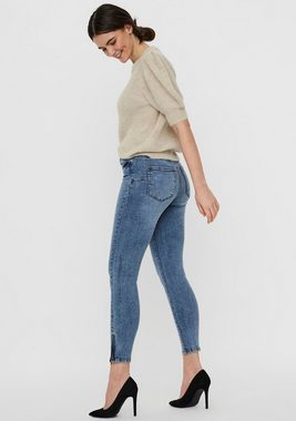 Vero Moda Skinny-fit-Jeans VMTILDE mit Zipper am Saum