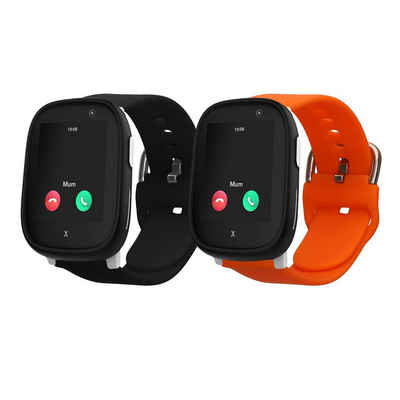 kwmobile Uhrenarmband 2x Band für Xplora X6 Play, Silikon Fitnesstracker Ersatz Sportarmband - Größe S