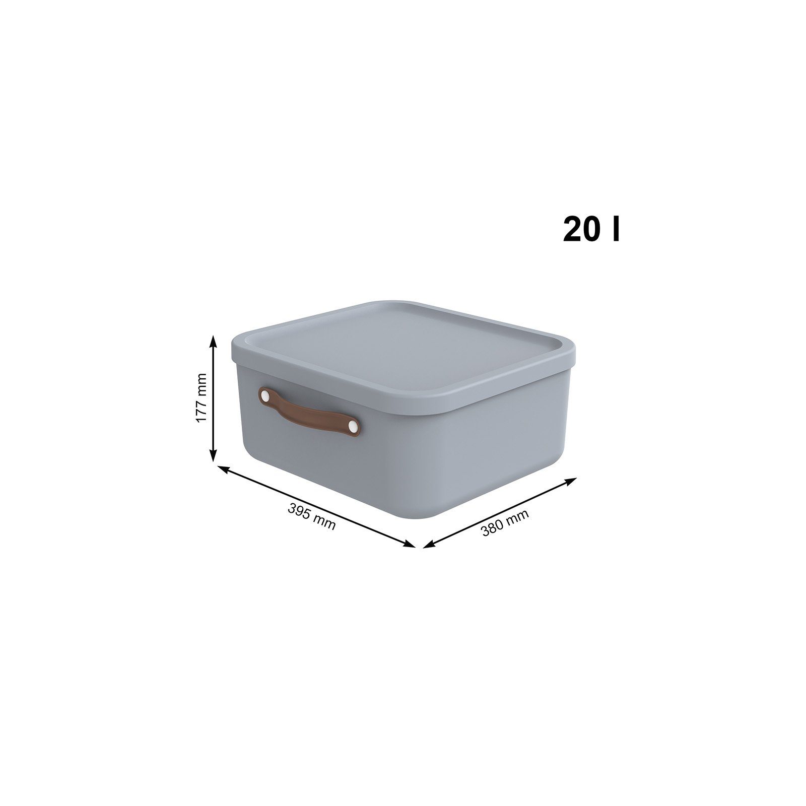 ROTHO Aufbewahrungsbox 2er-Set Kiste mit Deckel günstig online kaufen