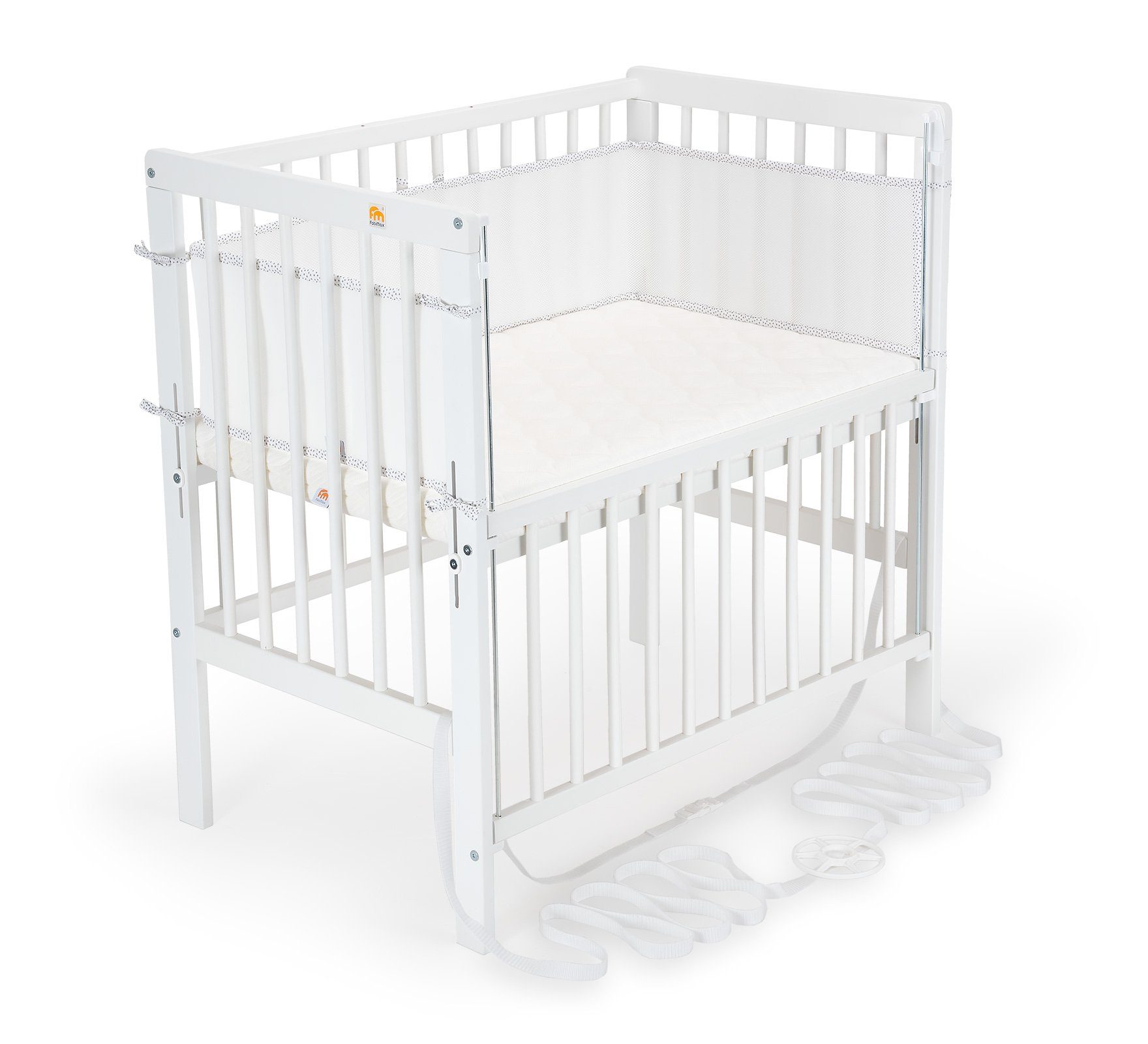 FabiMax Beistellbett Flex weiß, 2in1, Beistellbett günstig online kaufen