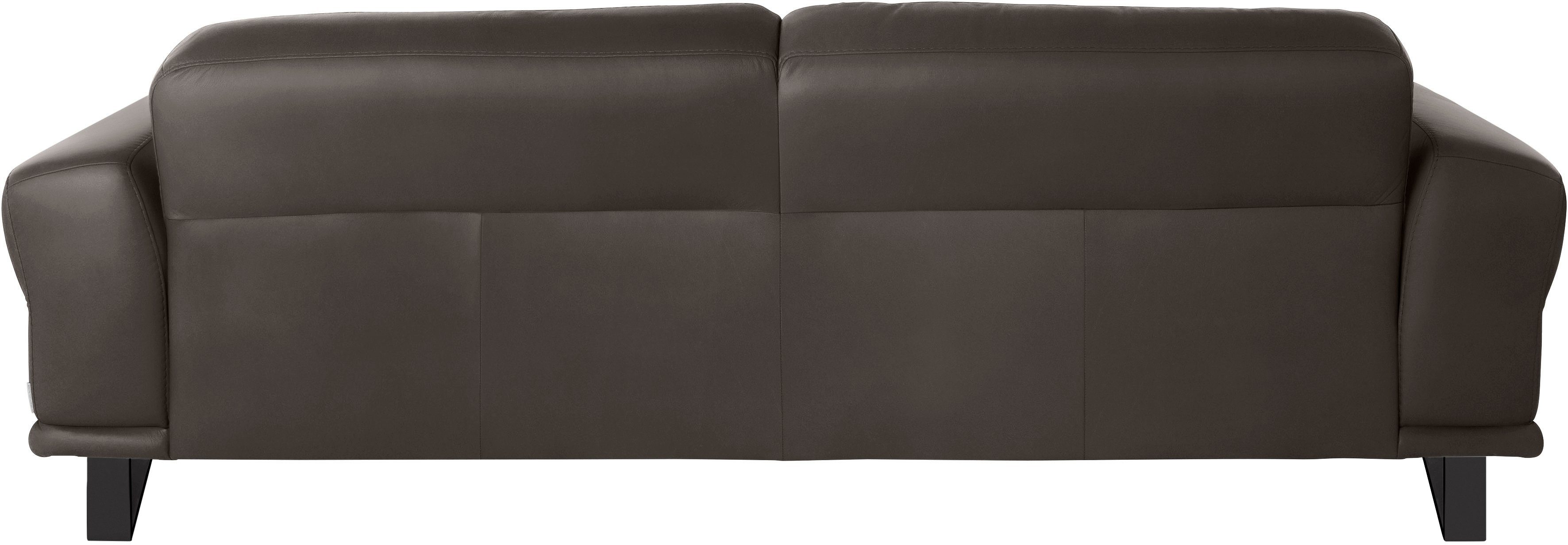 cm in Schwarz 2,5-Sitzer W.SCHILLIG pulverbeschichtet, Metallkufen montanaa, mit 232 Breite