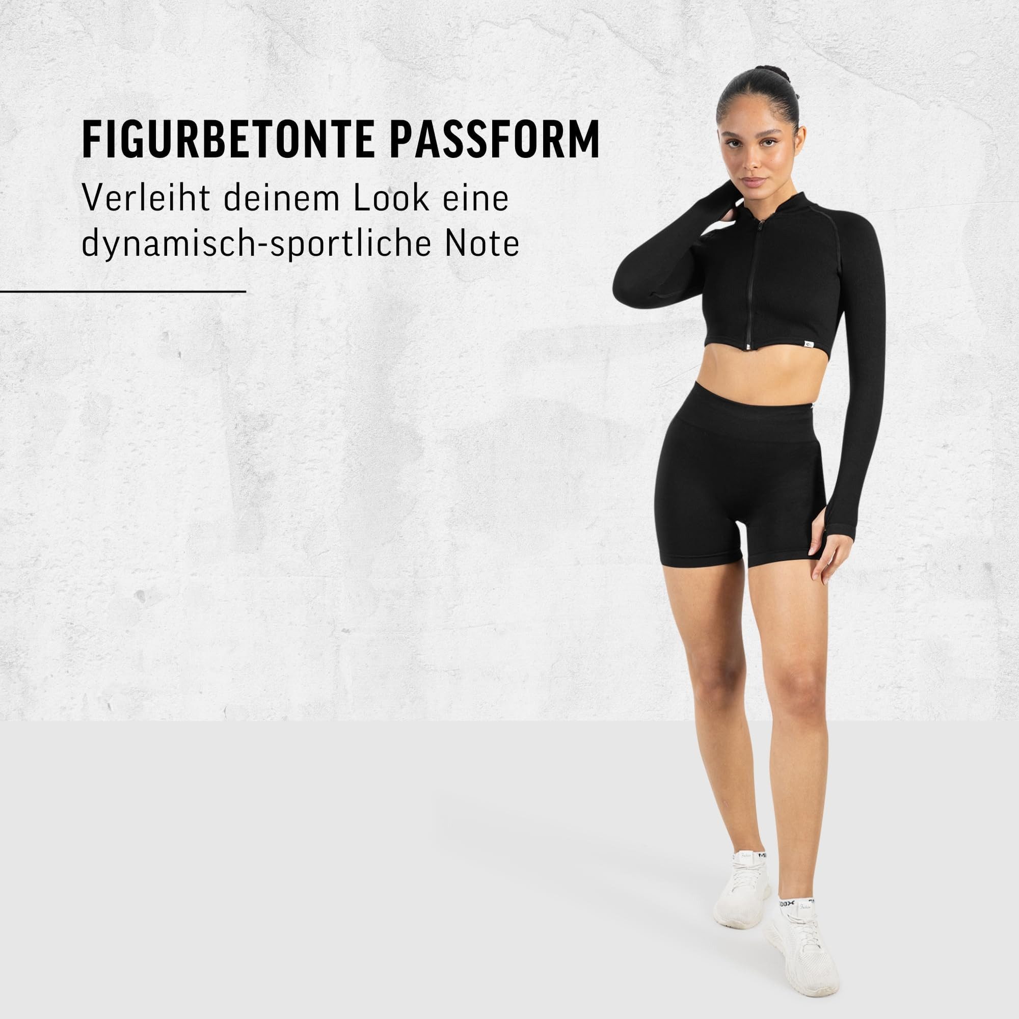 Smilodox Shorts Harly, Seamless High Waist Hotpants mit elastischem Bund Figurbetonte Passform Radlerhose Flexibles Material Training Yoga