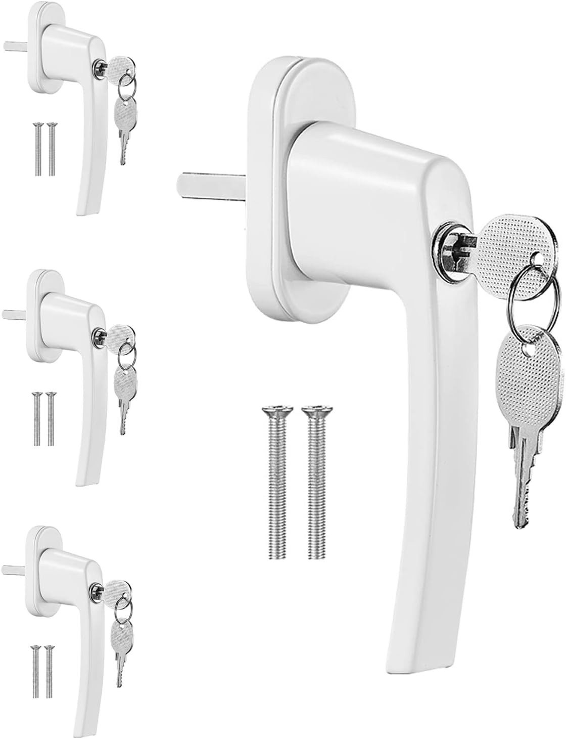 TLGREEN Fenstergriff 8 PCS Abschliessbarer Fenstergriff, günstig online kaufen