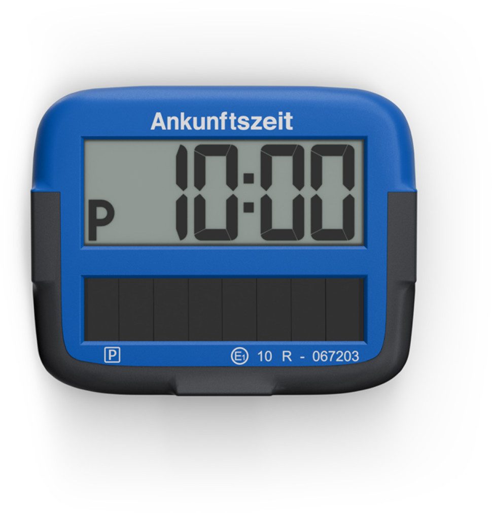 NeedIt elektronische Parkscheibe Park Micro Solar, Blau