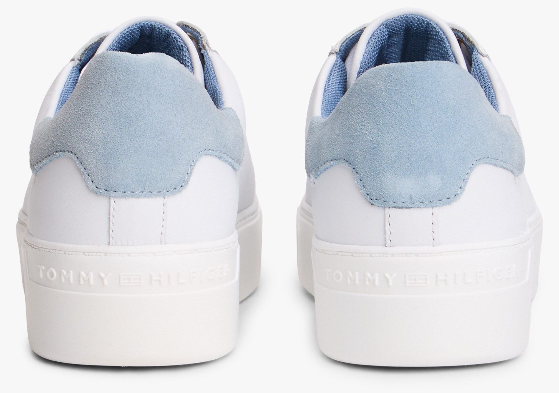 Tommy Hilfiger CHIC PLATFORM CUPSOLE SNEAKER Plateausneaker, Freizeitschuh, Halbschuh, Schnürer mit schönem TH-Logoelement