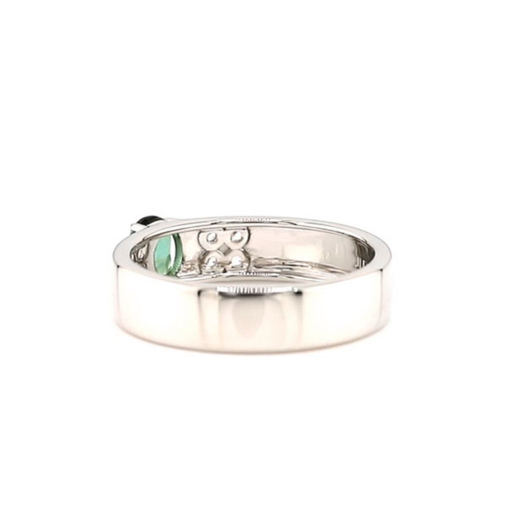 Cavill Silberring Cavill Ring Sterlingsilber mit grünem Turmalin 0,40 ct & Zirkon (1-tlg)