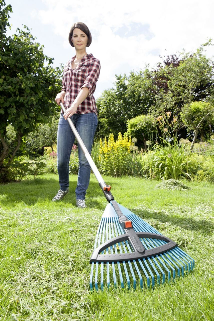 GARDENA Fächerbesen Gardena Verstellbesen combisystem mit Holzstiel 35 – Bild 5 von 5