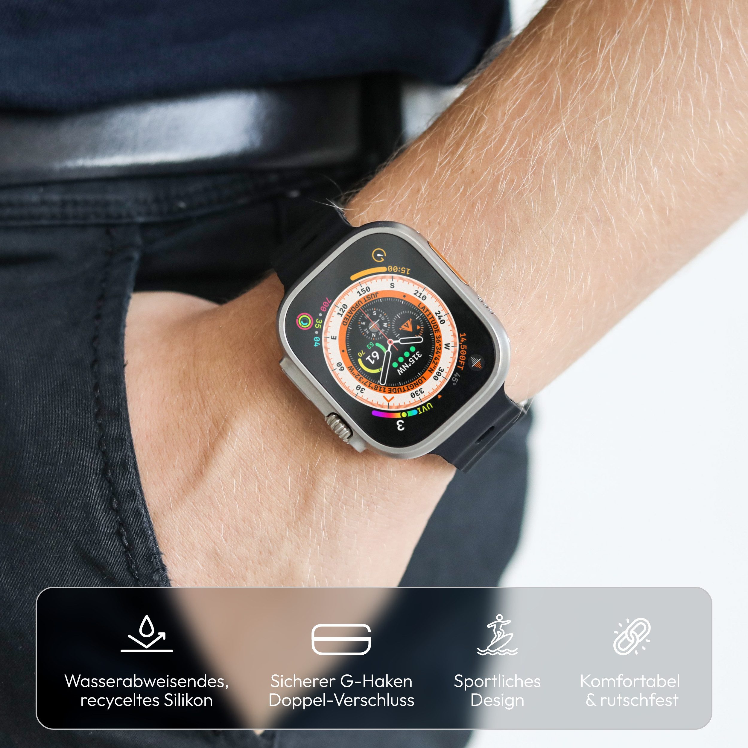 VONMÄHLEN Smartwatch-Armband Wave Band 2 günstig online kaufen