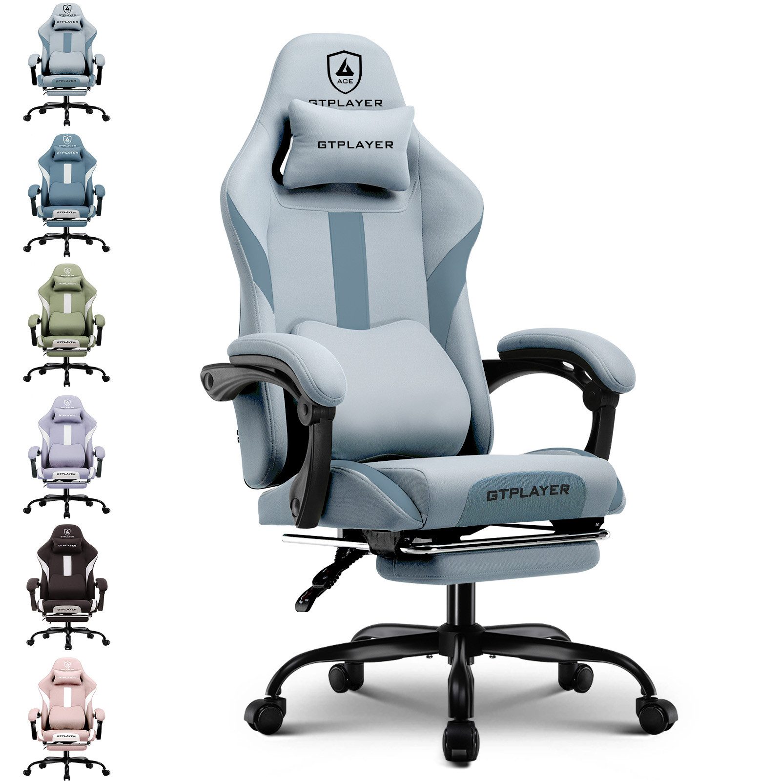 GTPLAYER Gaming-Stuhl Ergonomischer Gaming Sessel Schreibtischstuhl günstig online kaufen