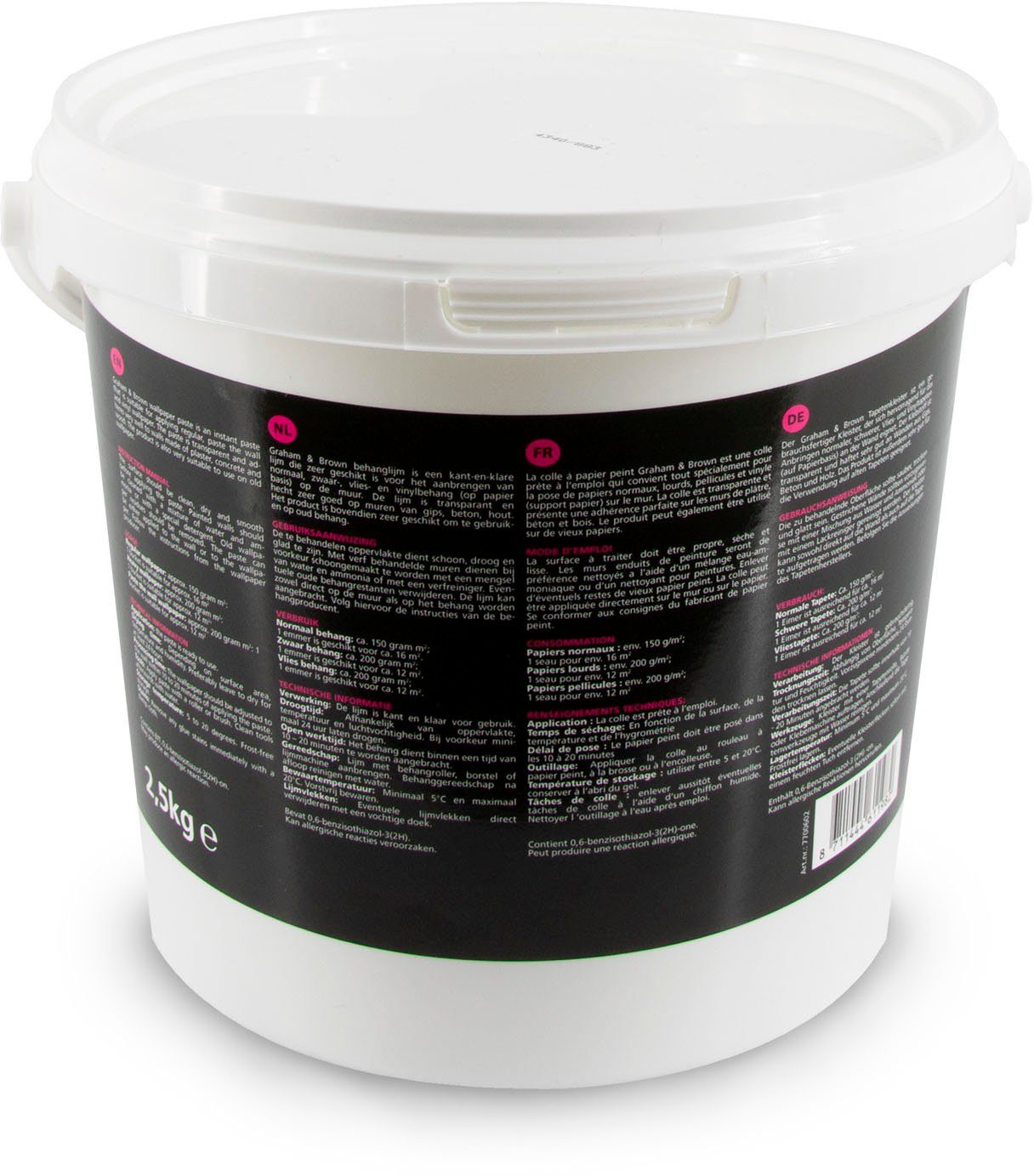 Superfresco Easy Tapetenkleber, (1-tlg), Gebrauchsfertiger Tapetenkleber - 2.5L
