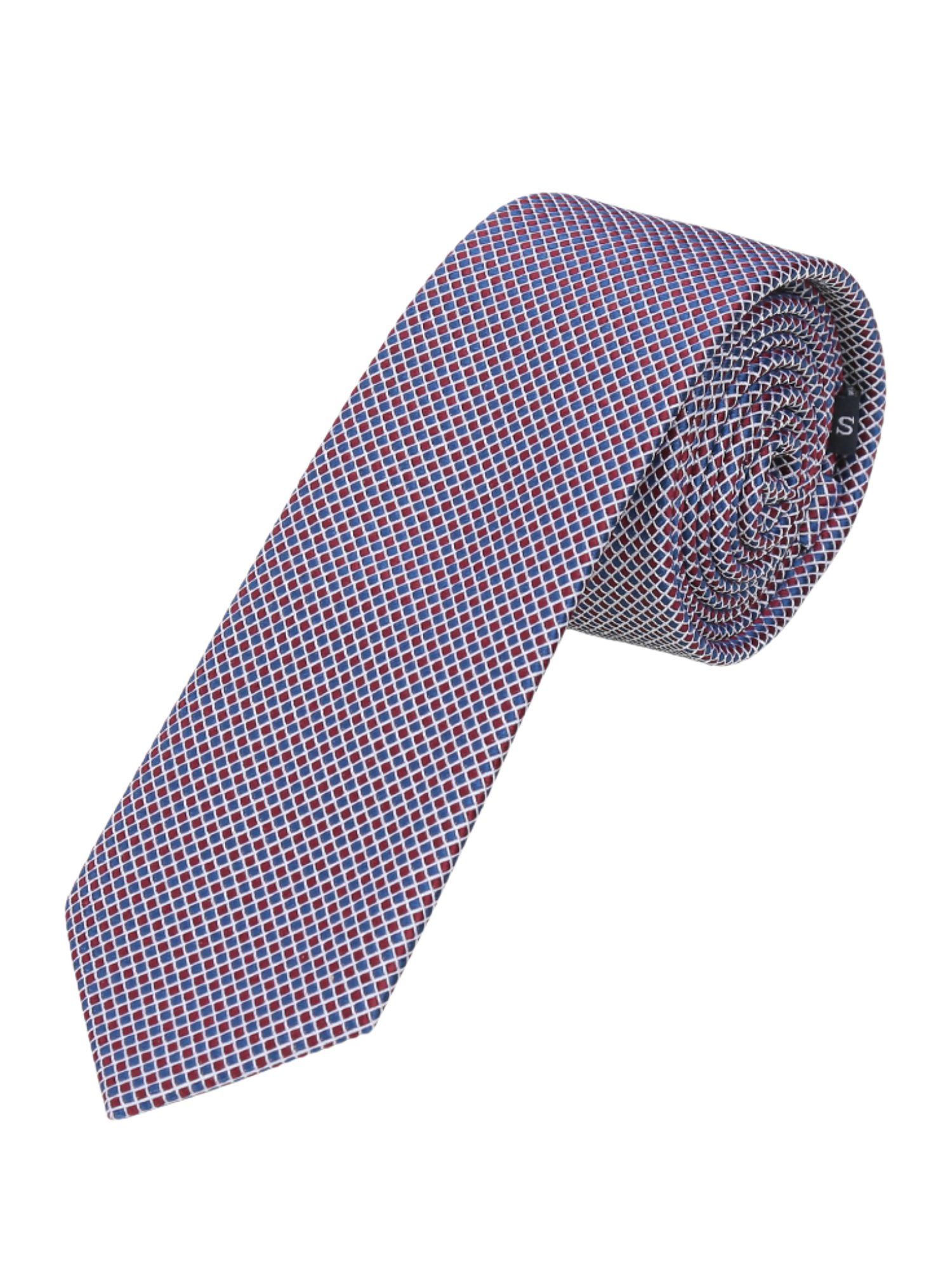 Prince Bowtie Krawatte blau,Elegant,Seide,Kariert