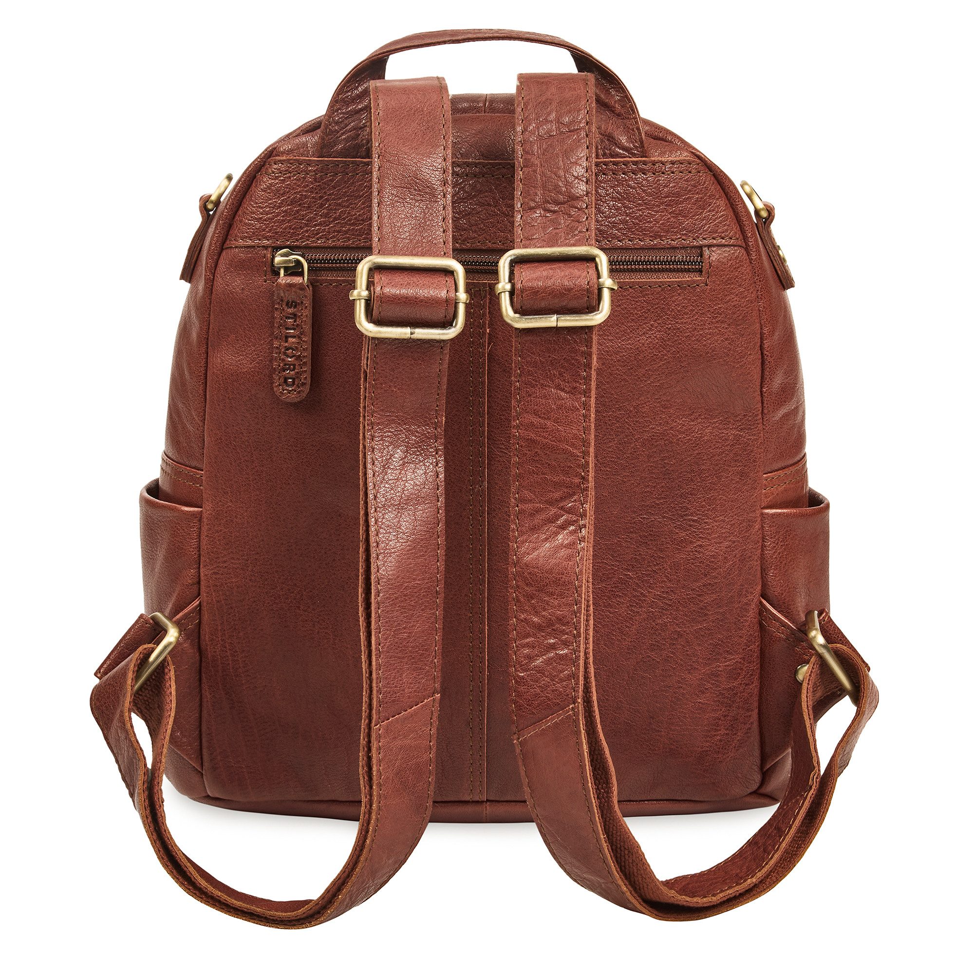 STILORD Cityrucksack "Regina" 2-in-1 Rucksack-Tasche 2 in 1 Damen Echt Leder Klein