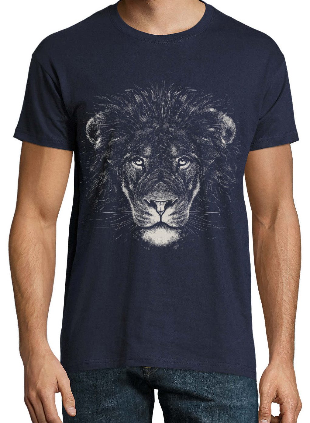 Youth Designz Print-Shirt Löwe Herren T-Shirt günstig online kaufen