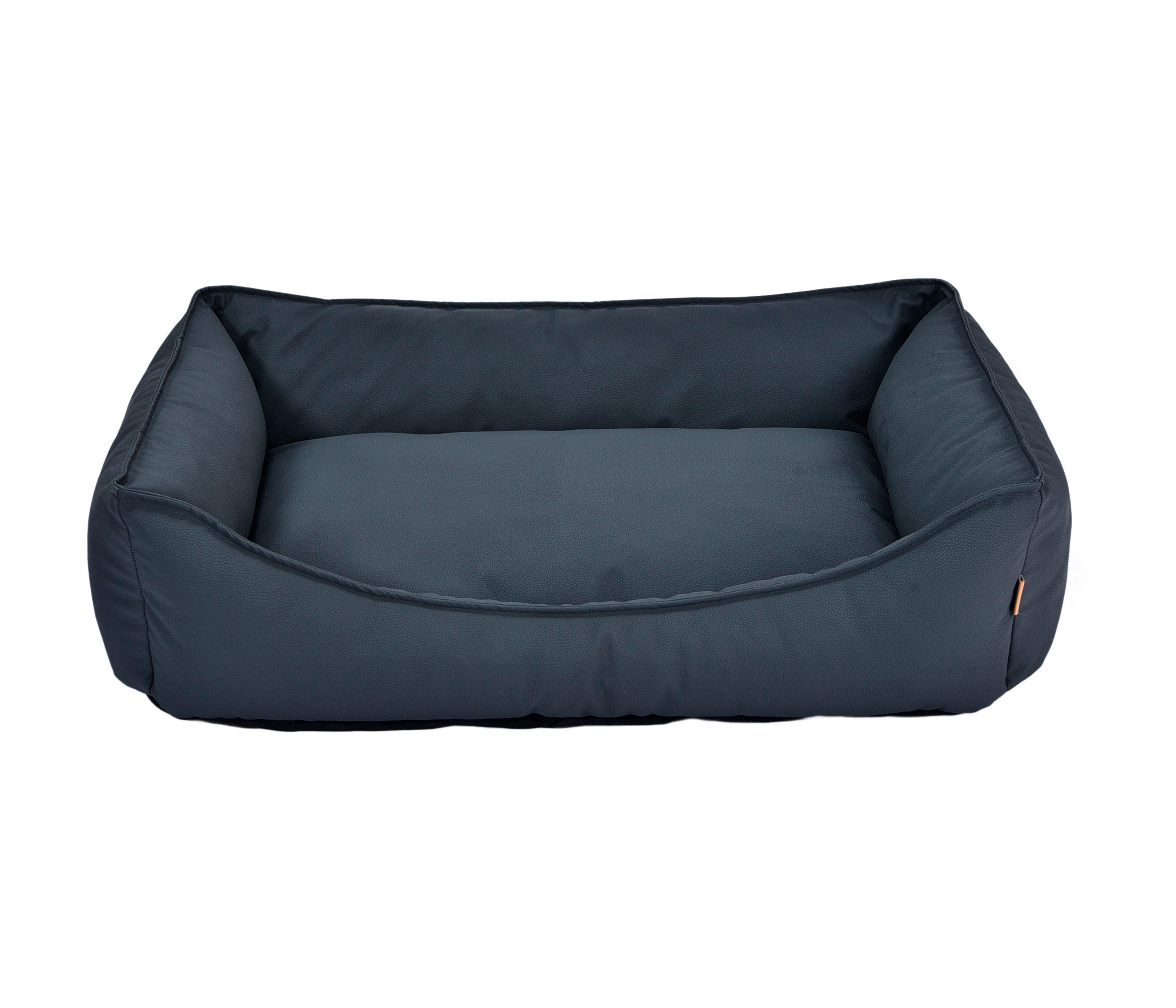 Dehner Tierbett Lieblinge Kuschelbett Emma, eckig, Kunstleder, versch. Farben / Größen, robust, langlebiges Hundebett / Katzenbett, einfache Reinigung