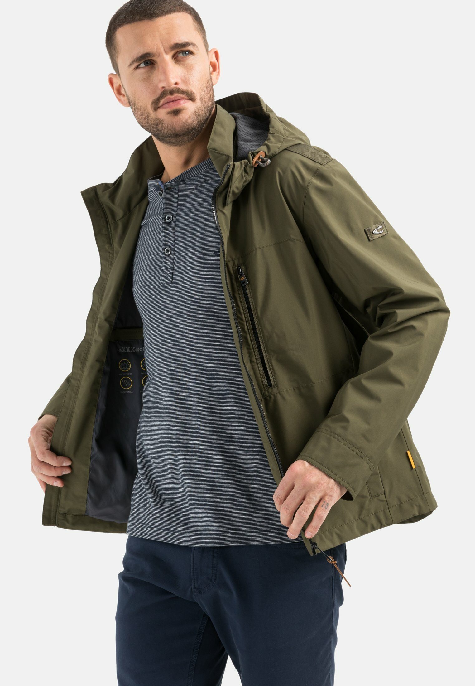 camel active Funktionsjacke teXXXactive Olive