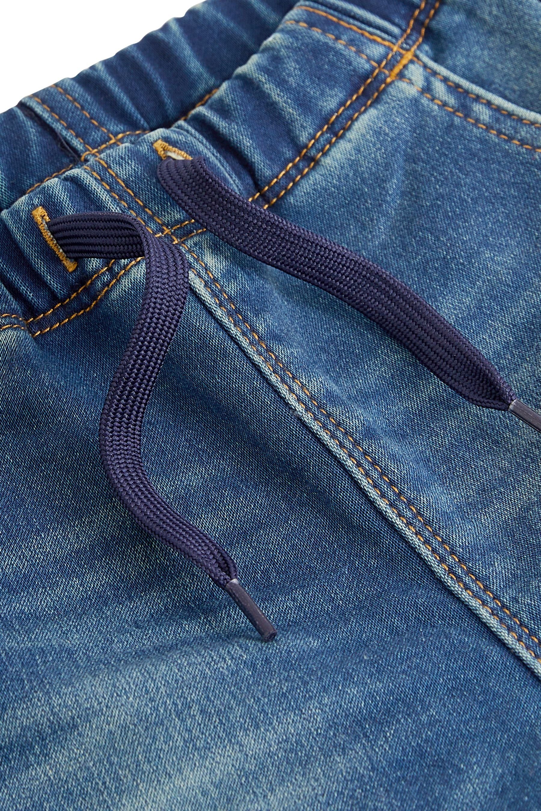 Vintage Superweiche Stretch Jeans Schlupfjeans Hineinschlüpfen (1-tlg) Next zum mit
