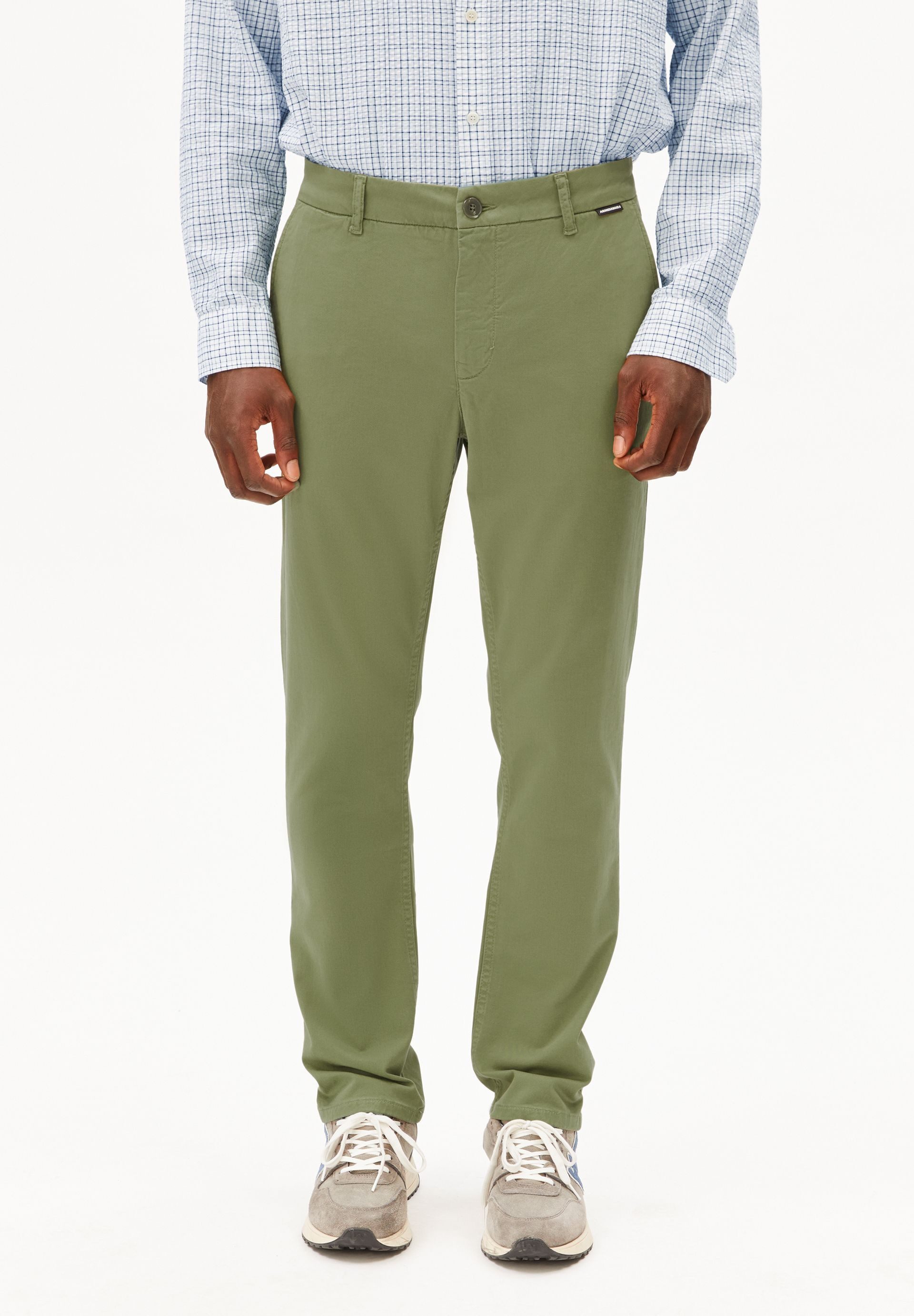 Armedangels Stoffhose AASTER Chino Hose aus Bio-Baumwoll Mix (Mid waist, Regular Fit)
