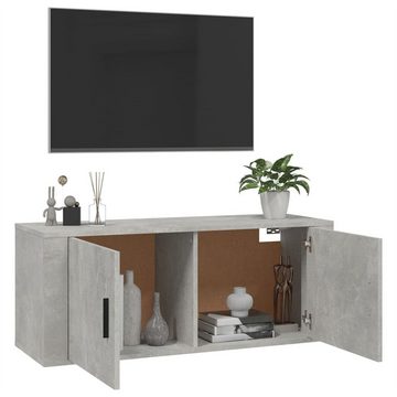 DOTMALL TV-Wandschrank, Betongrau,100x34,5x40 cm TV-Ständer