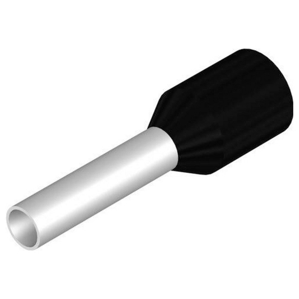 Weidmüller Aderendhülsen Weidmüller 1476330000 Aderendhülse 1.5 mm² Teilisoliert Schwarz 100 St, H1,5/14D SW SP