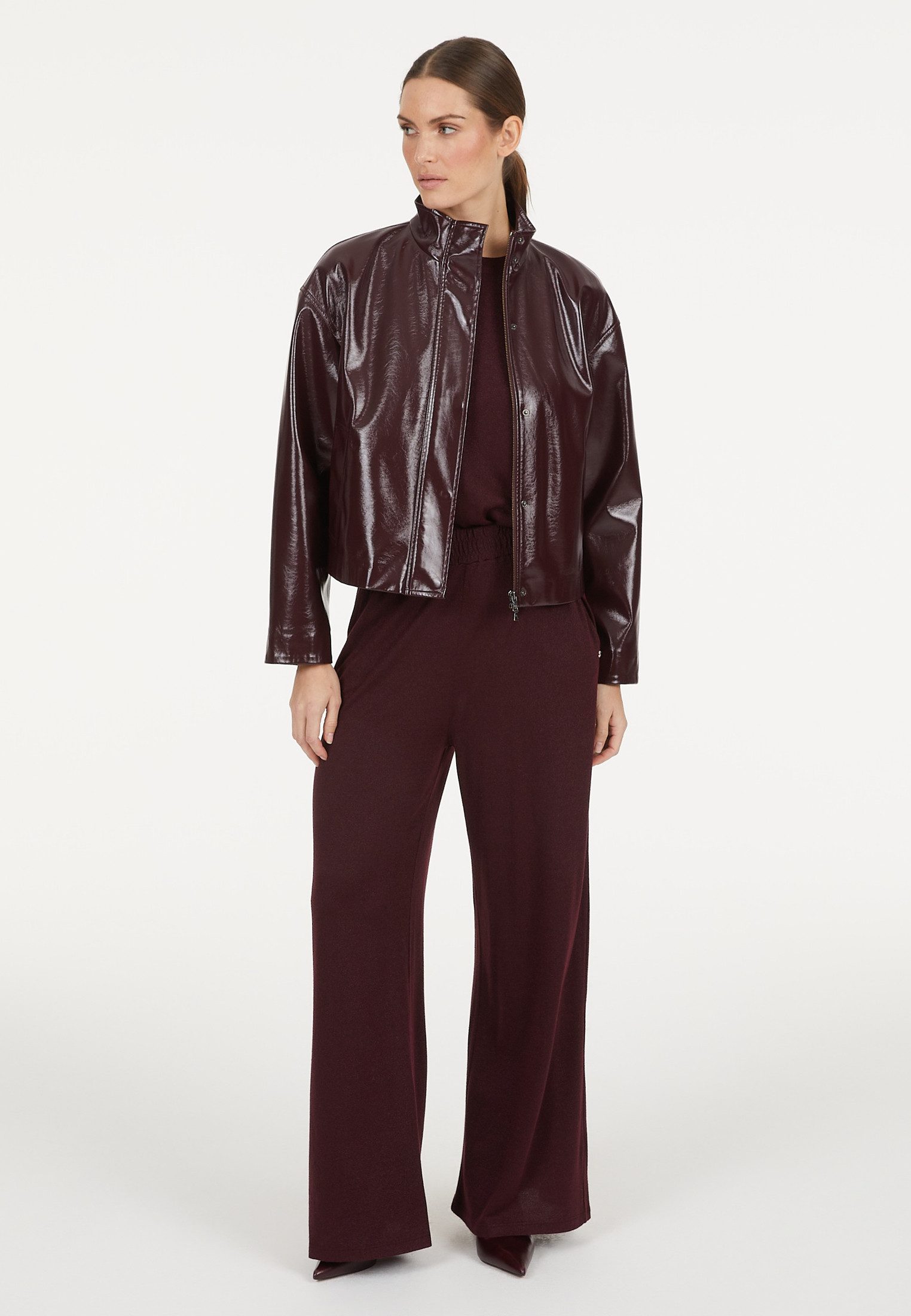 MARC AUREL Jerseyhose mit weitem Bein günstig online kaufen