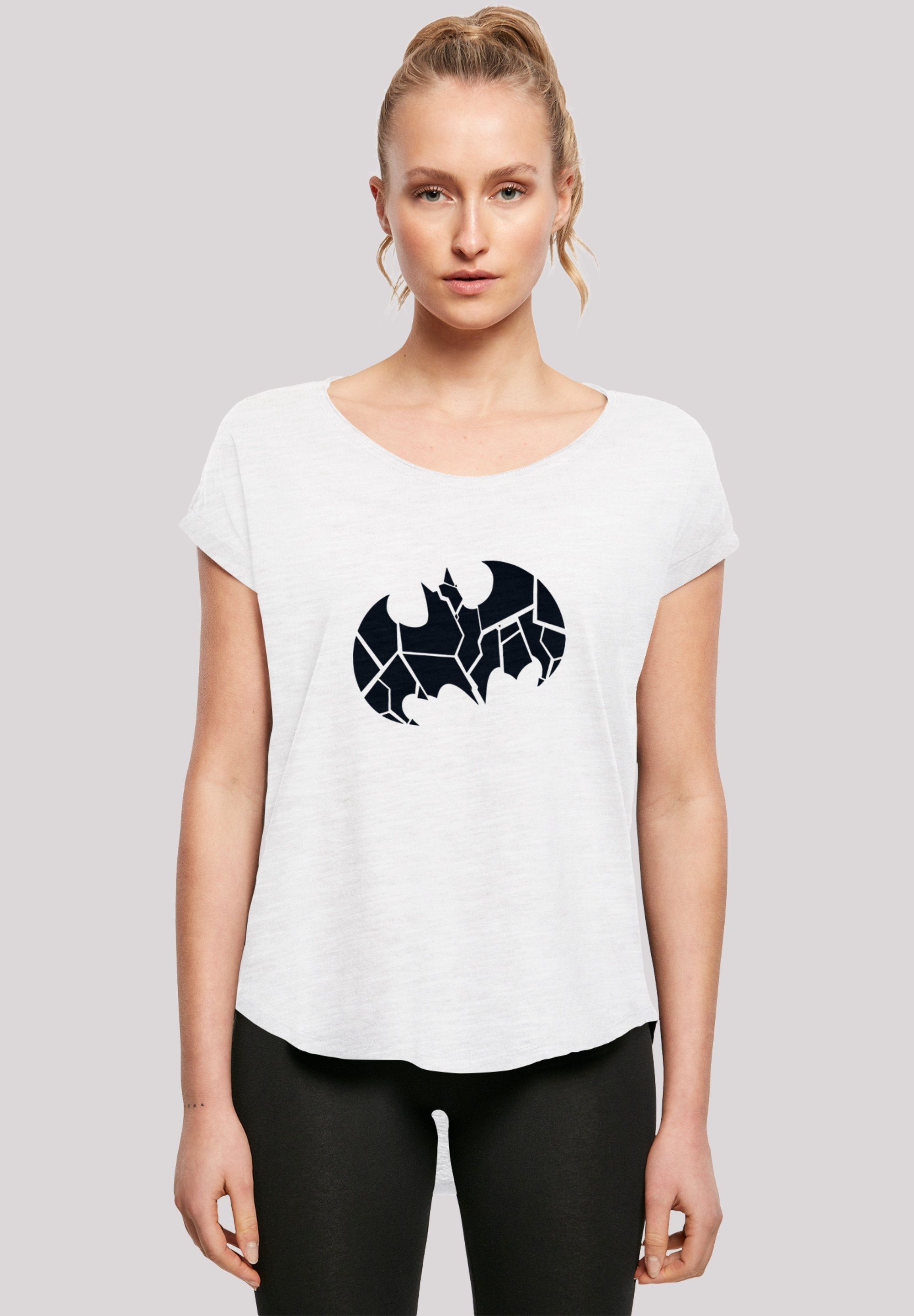 F4NT4STIC T-Shirt DC Comics Batman Logo\' Print, Sehr weicher Baumwollstoff  mit hohem Tragekomfort