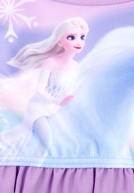United Labels® Bustier-Bikini Die Eiskönigin Bikini Rüschen Mädchen Elsa Frozen Zweiteiler Lila