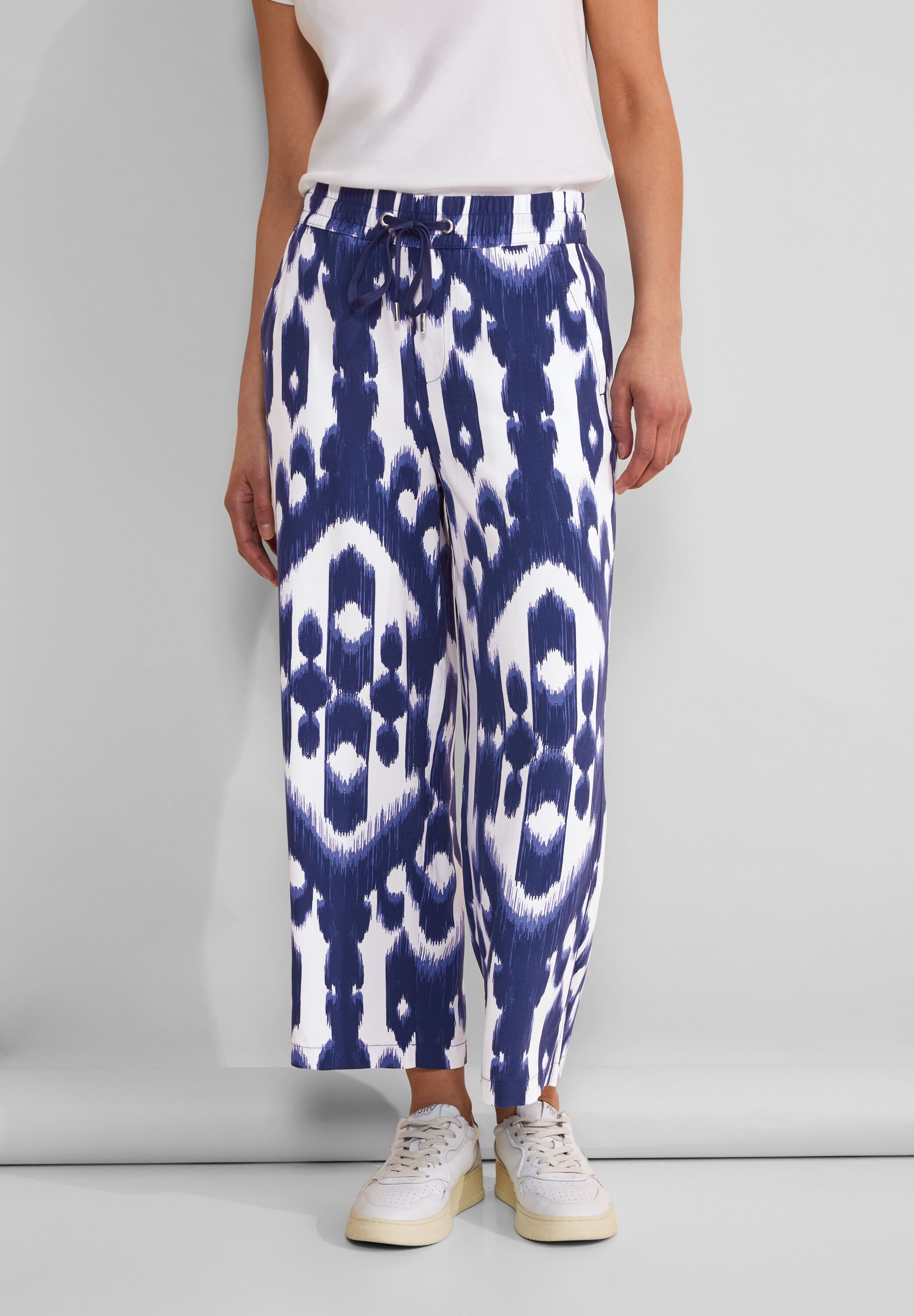 STREET ONE Stoffhose High Waist