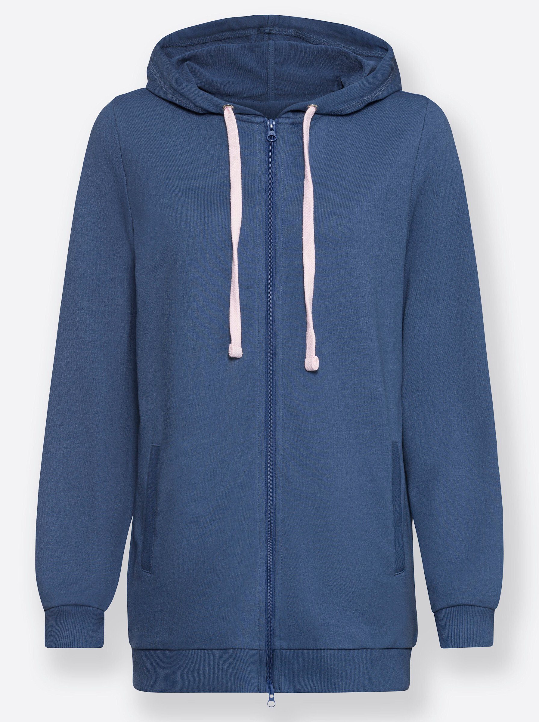 Shirtjacke Sweatjacke Langarm