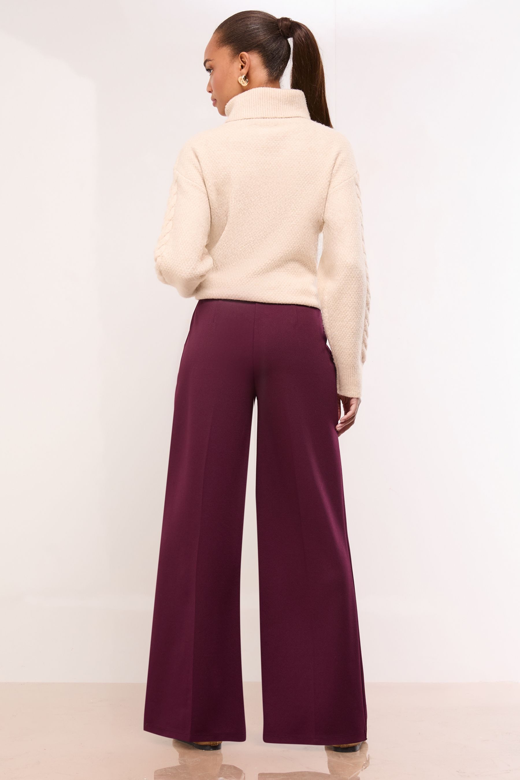 LIPSY Taillenhose Lipsy Hose mit hohem Bund und weitem Bein, Regular (1-tlg günstig online kaufen