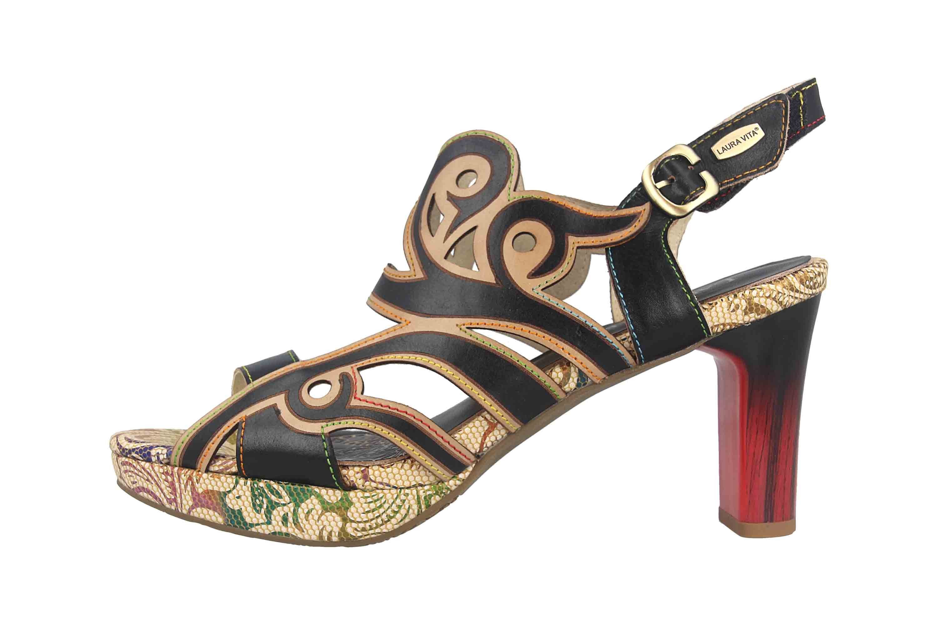 LAURA VITA HICAO 16 Noir Sandalette