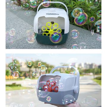 DOPWii Seifenblasenmaschine Elektrische Seifenblasenmaschine,2 Stile verfügbar,Bunte Blasen