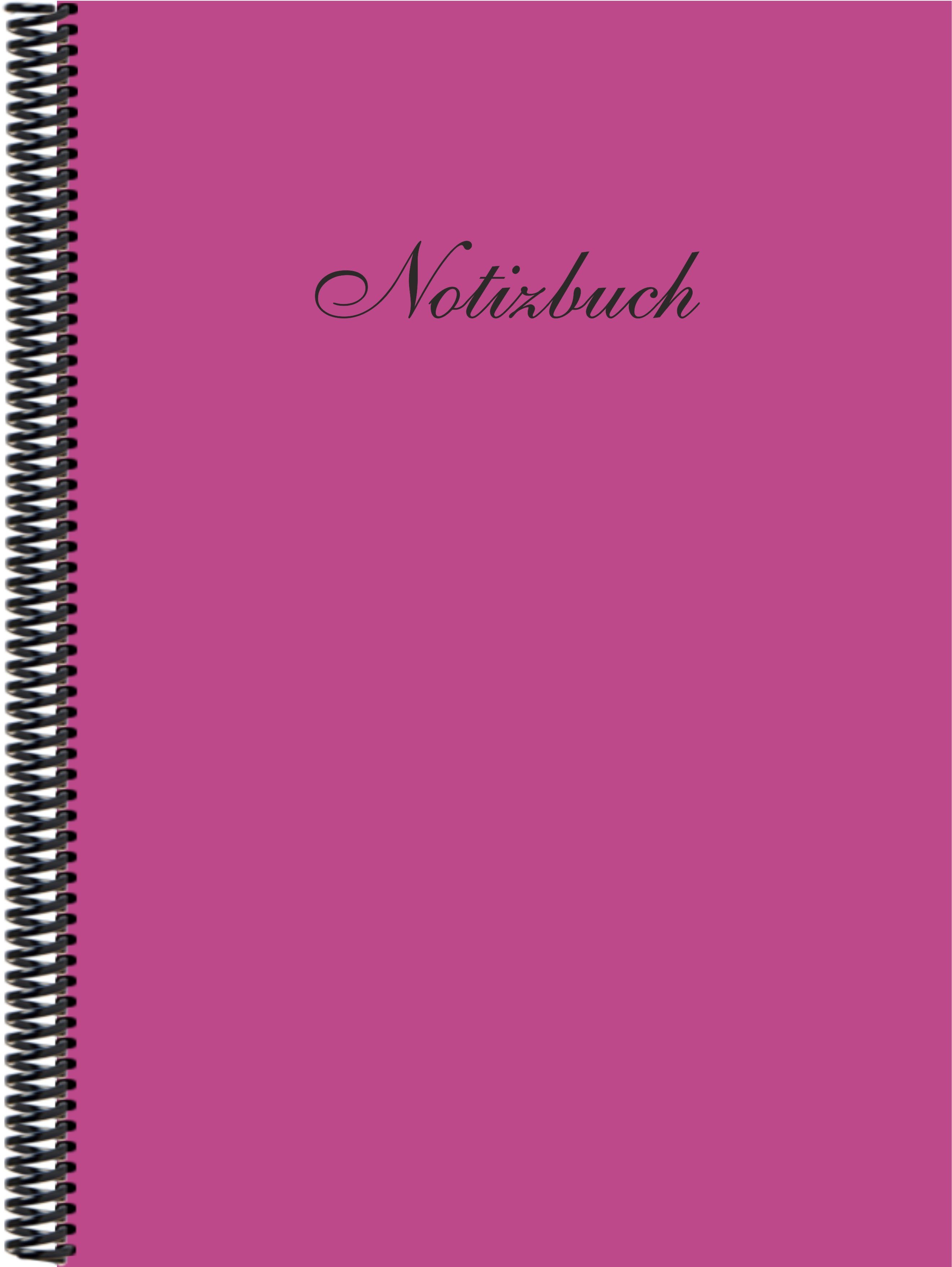 Notizbuch Gmbh E&Z blanko, der Notizbuch in Verlag DINA4 eosin Trendfarbe