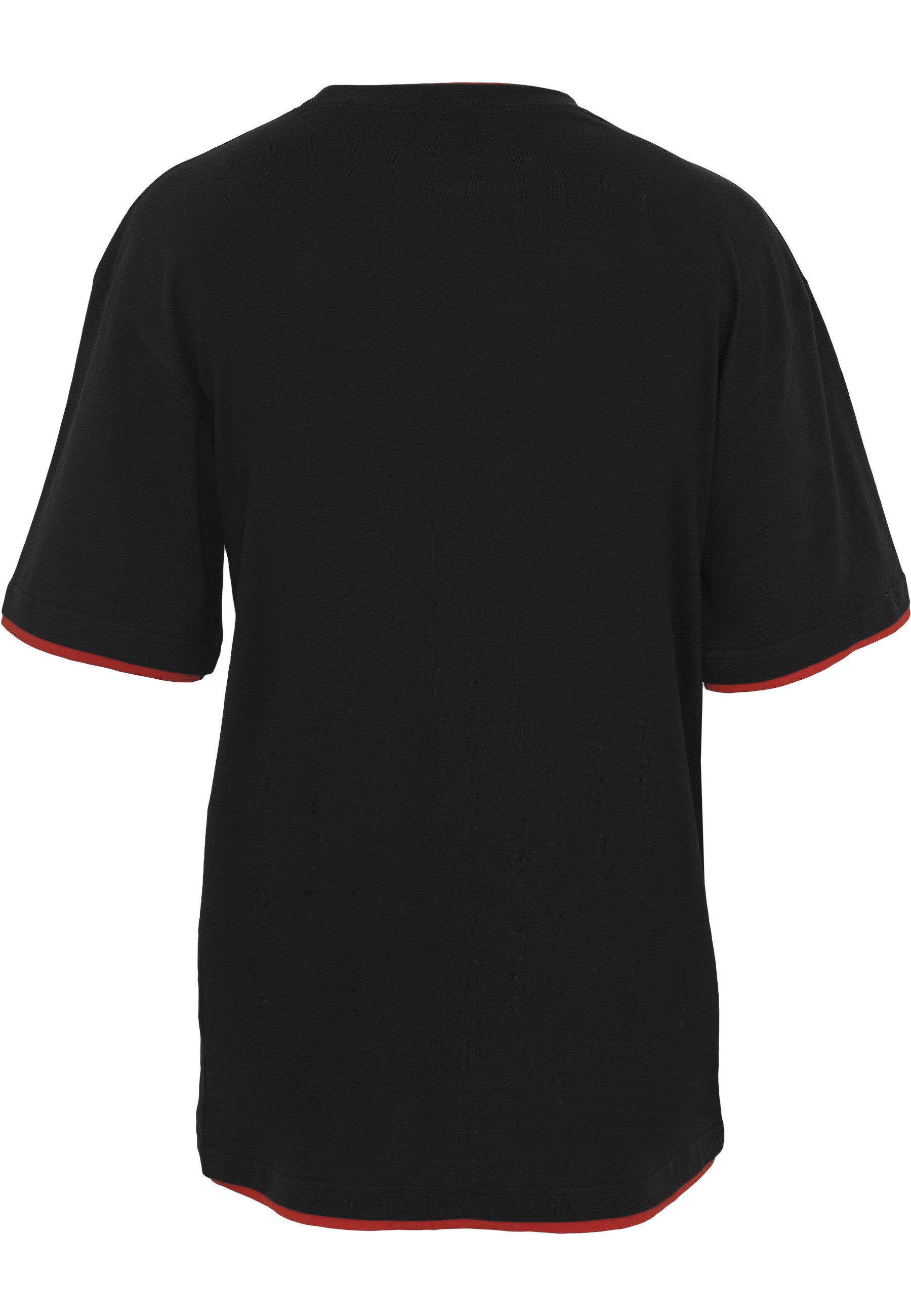 URBAN CLASSICS Kurzarmshirt Urban Classics Herren Contrast Tall Tee (1-tlg)