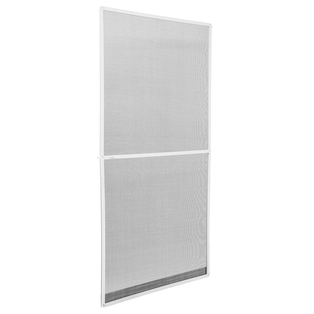 tectake Insektenschutz-Fensterrahmen Fliegengitter für Türrahmen weiß 210 cm 95 x