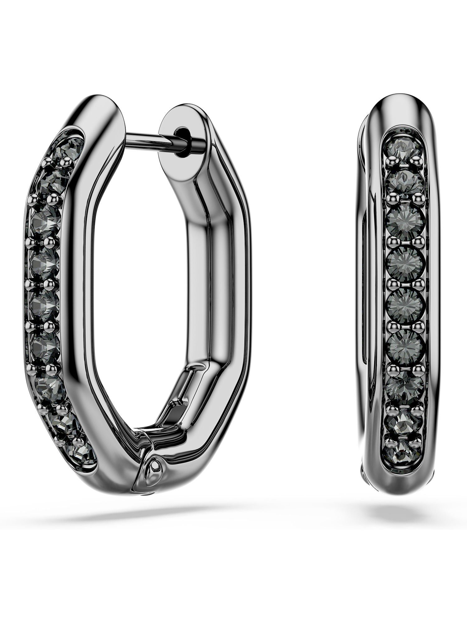 Paar Creolen Swarovski Herren-Creolen Metall Swarovski-Kristall