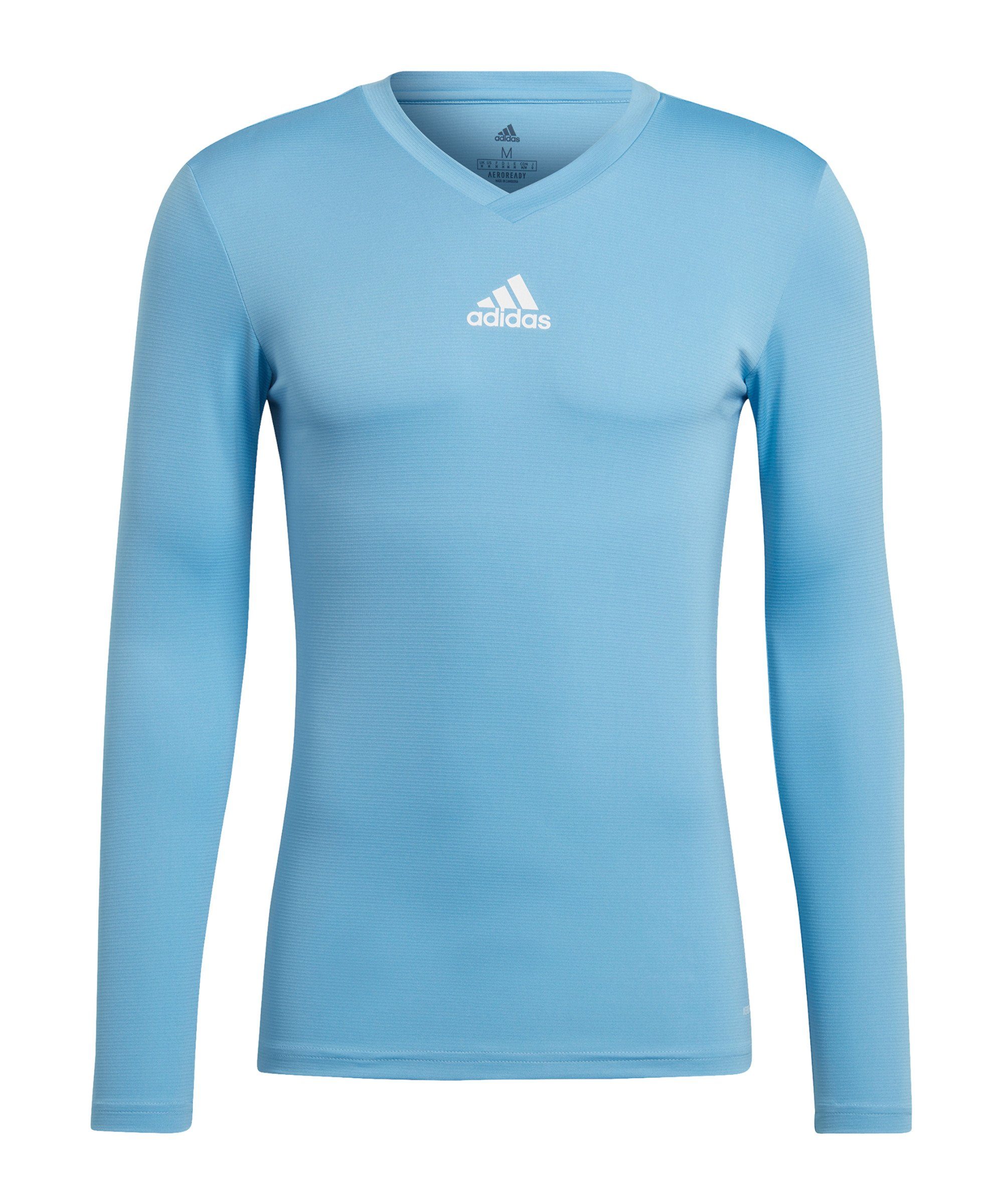 adidas Performance Funktionsshirt Team Base Top langarm Nachhaltiges Produkt blauweissblau