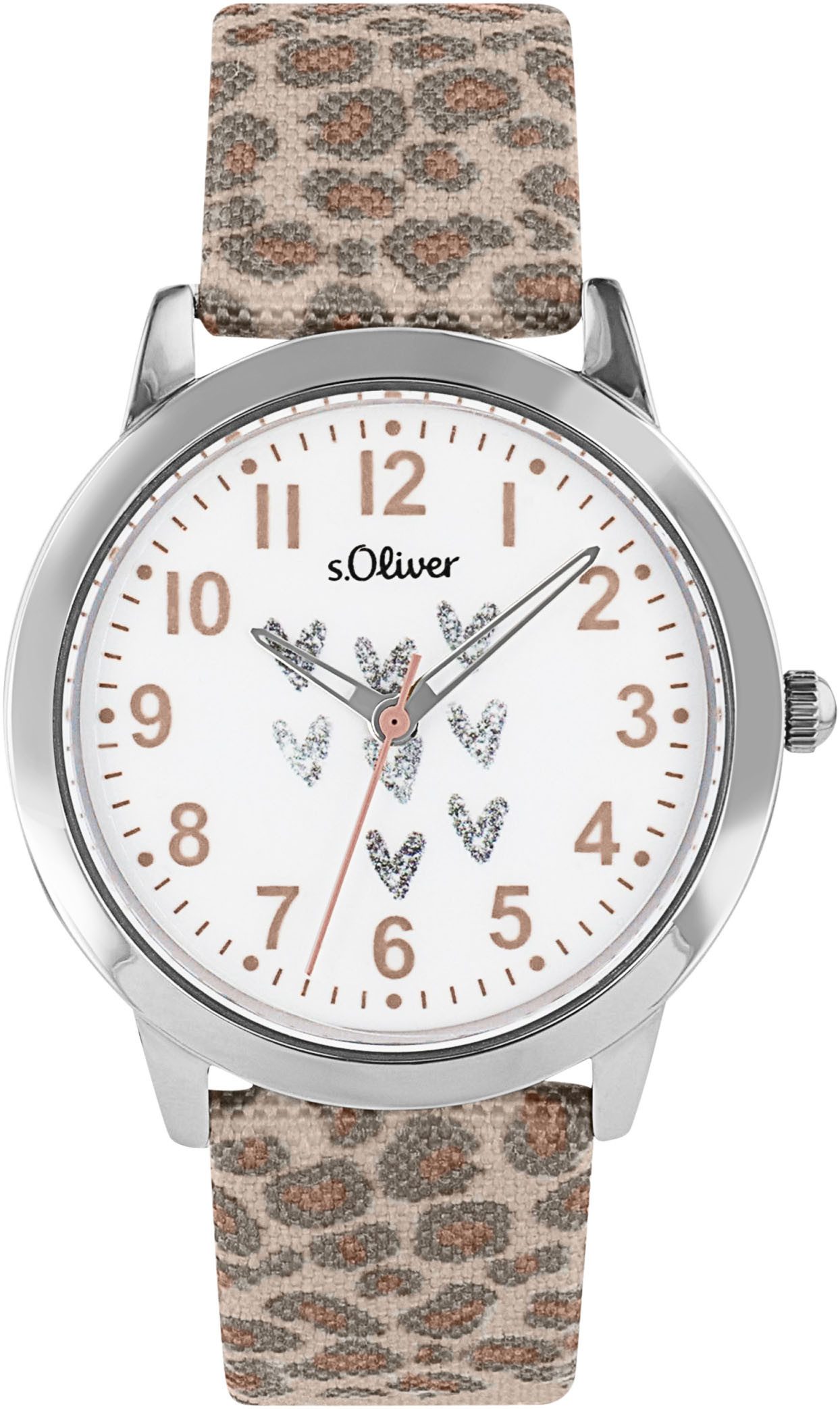 s.Oliver Quarzuhr 2038606, Armbanduhr, Kinderuhr, Mädchenuhr, Schulanfang, Geschenkidee